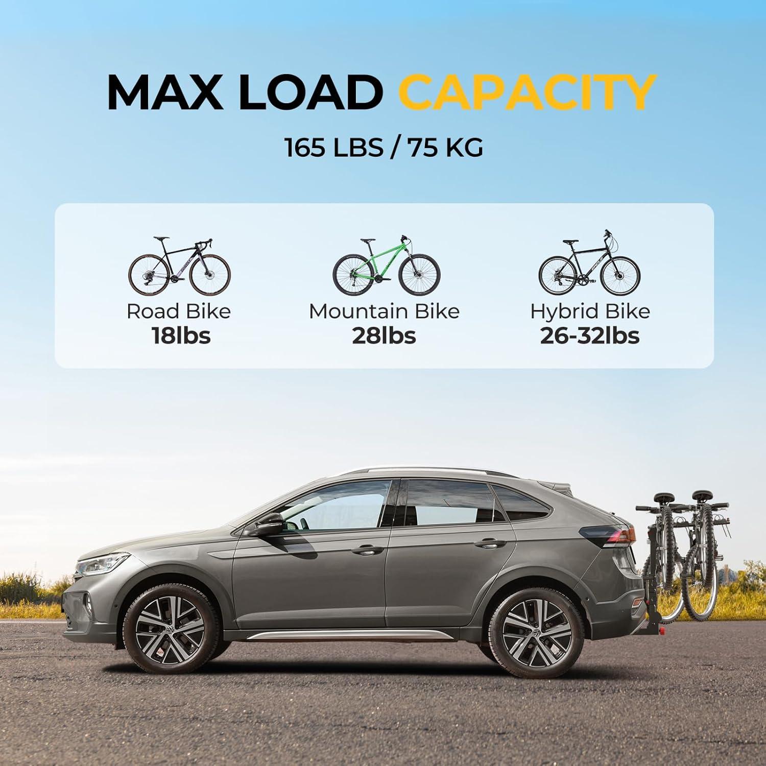 Soporte para Bicicletas BougeRV 2.0 Doble Bloqueo 74.84 kg