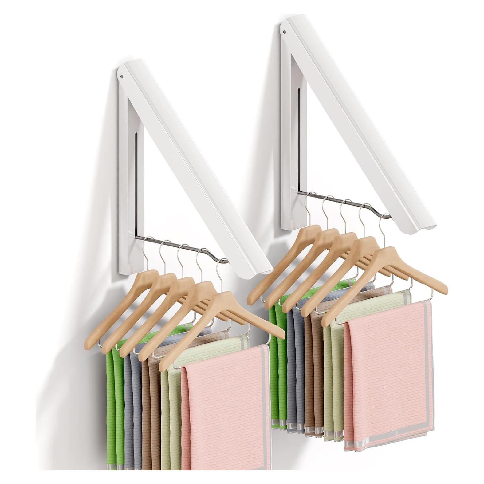 Estante Plegable para Secar Ropa BAKON Blanco 39.88x29.97cm