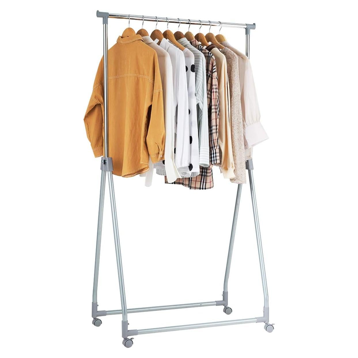 Perchero Extensible Tangkula Plata Plegable Ajustable 2,27 kg