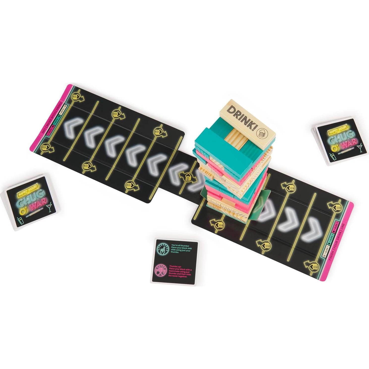 Juego de Fiesta Spin Master Chug O War Torre para Adultos