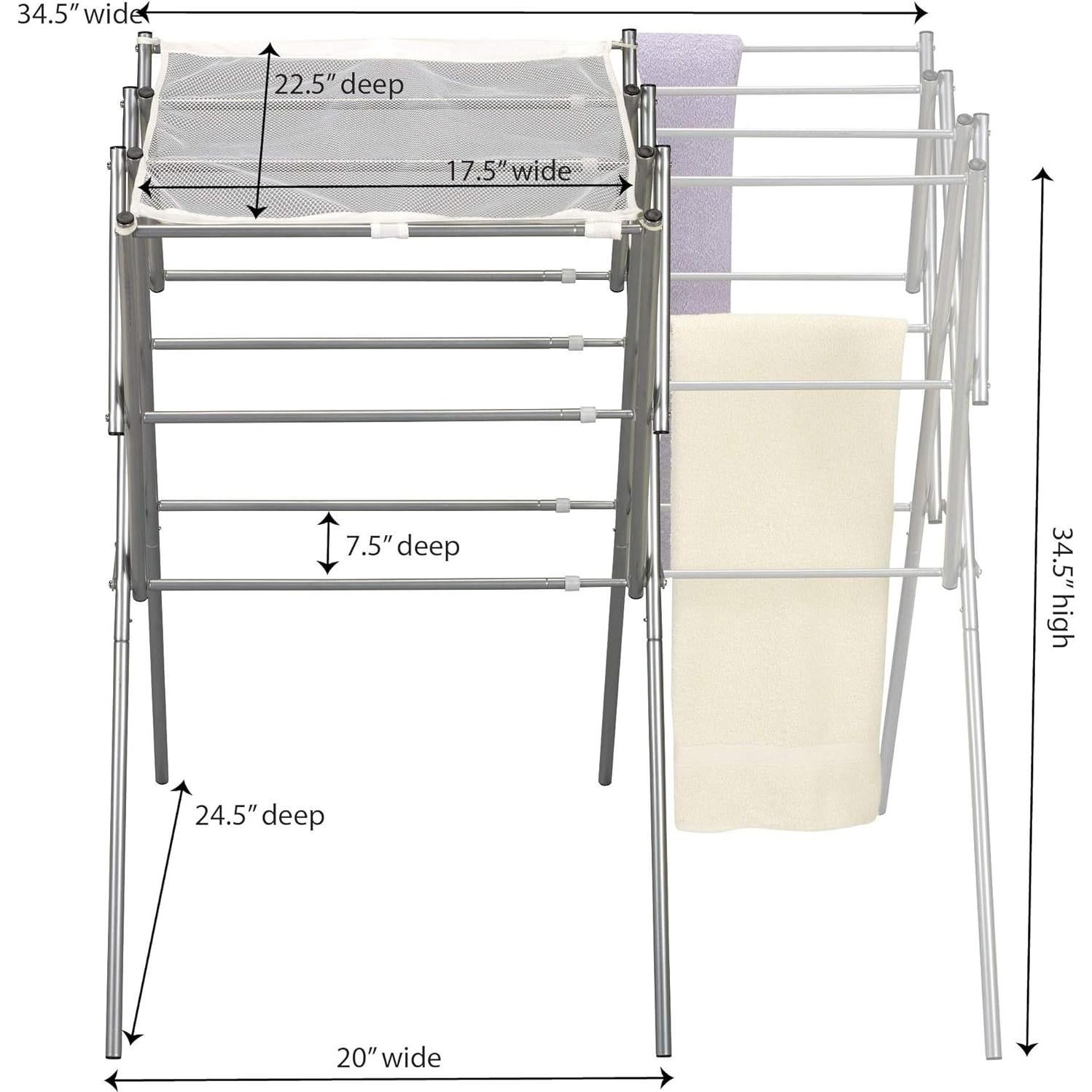 Soporte para Secar Ropa Household Essentials Expandible 7,24 m