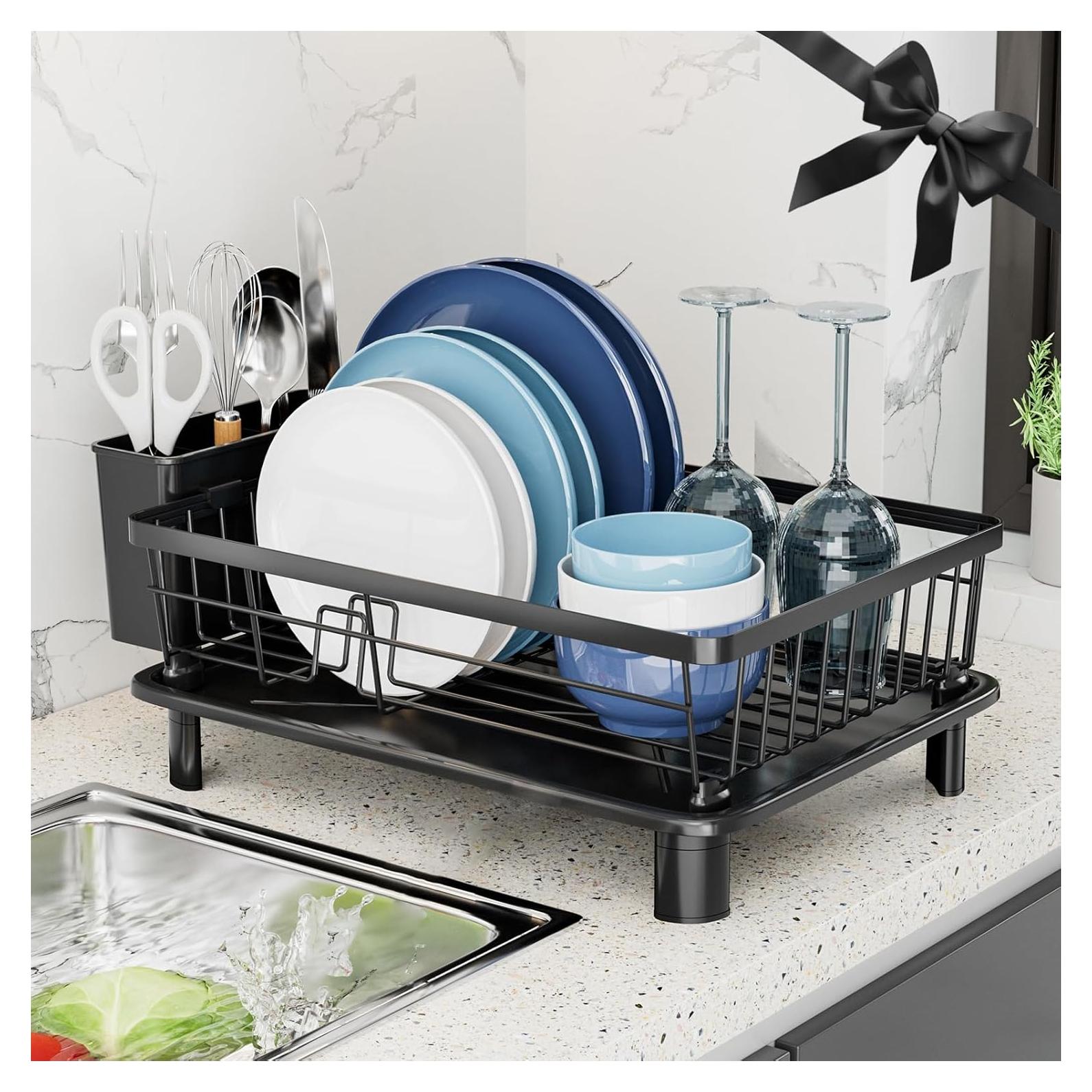 Escurridor de Platos GAOKASE Negro 27,94x38,1 cm Antioxidante