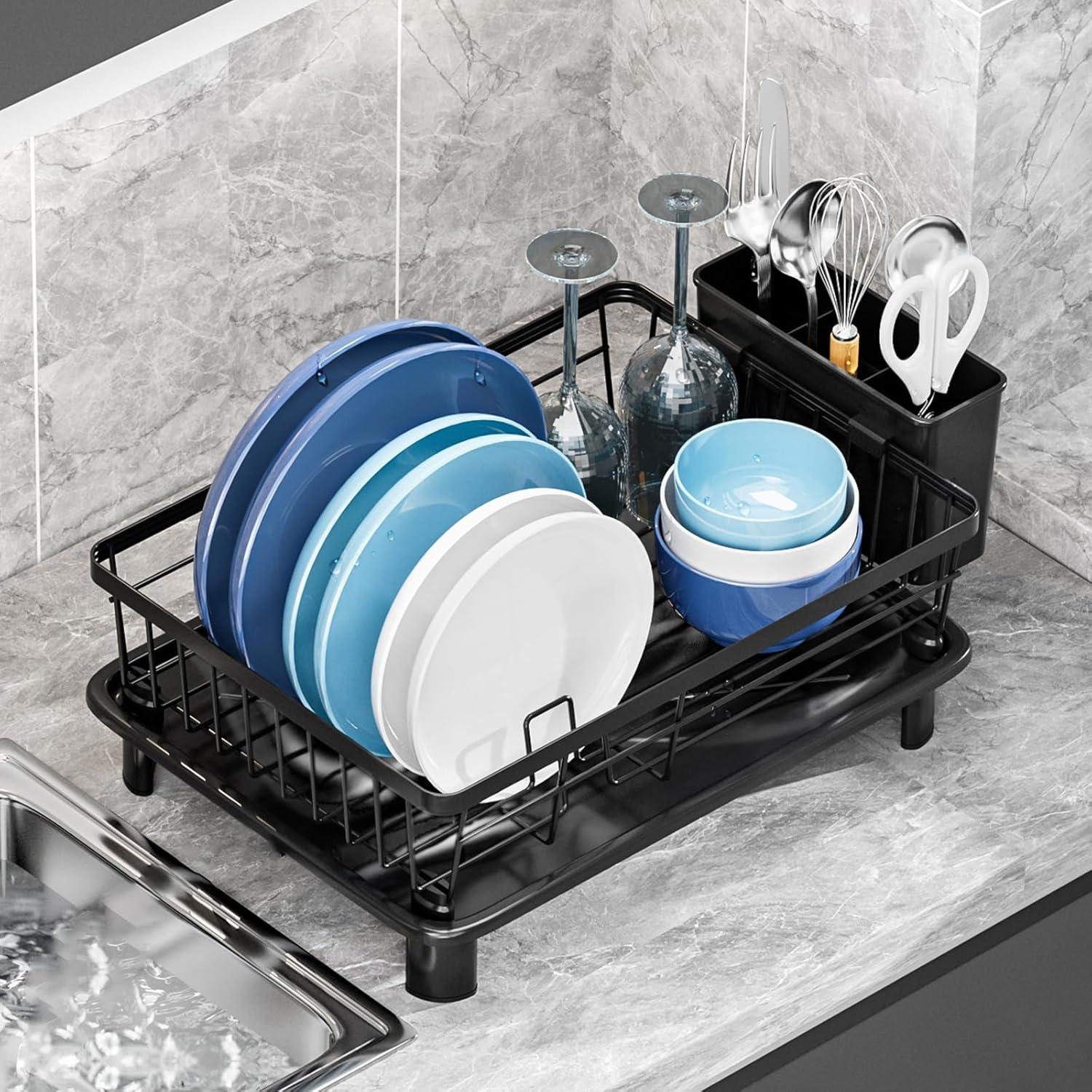 Escurridor de Platos GAOKASE Negro 27,94x38,1 cm Antioxidante