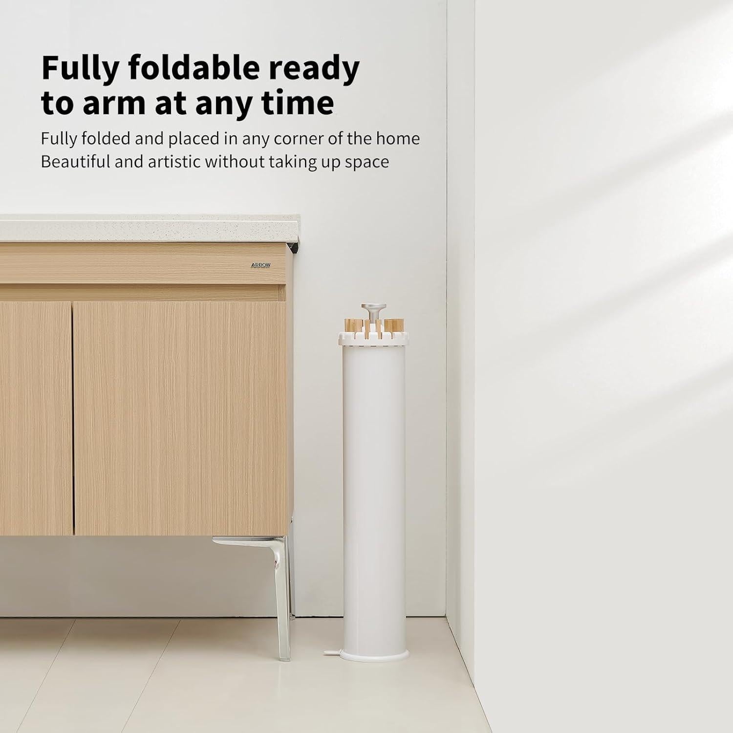 Soporte para Secar Ropa Plegable RFOUO Tripode 16 Varillas