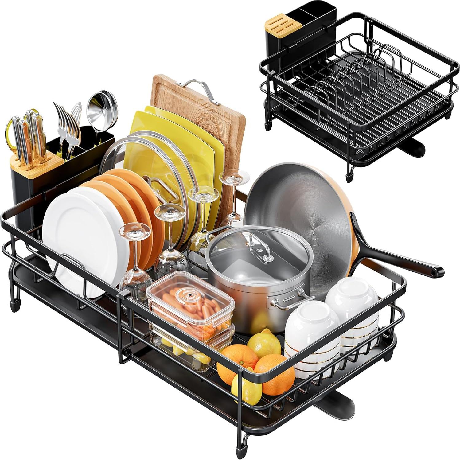 Escurridor de Platos Expandible Urackify 54.5 cm Antideslizante