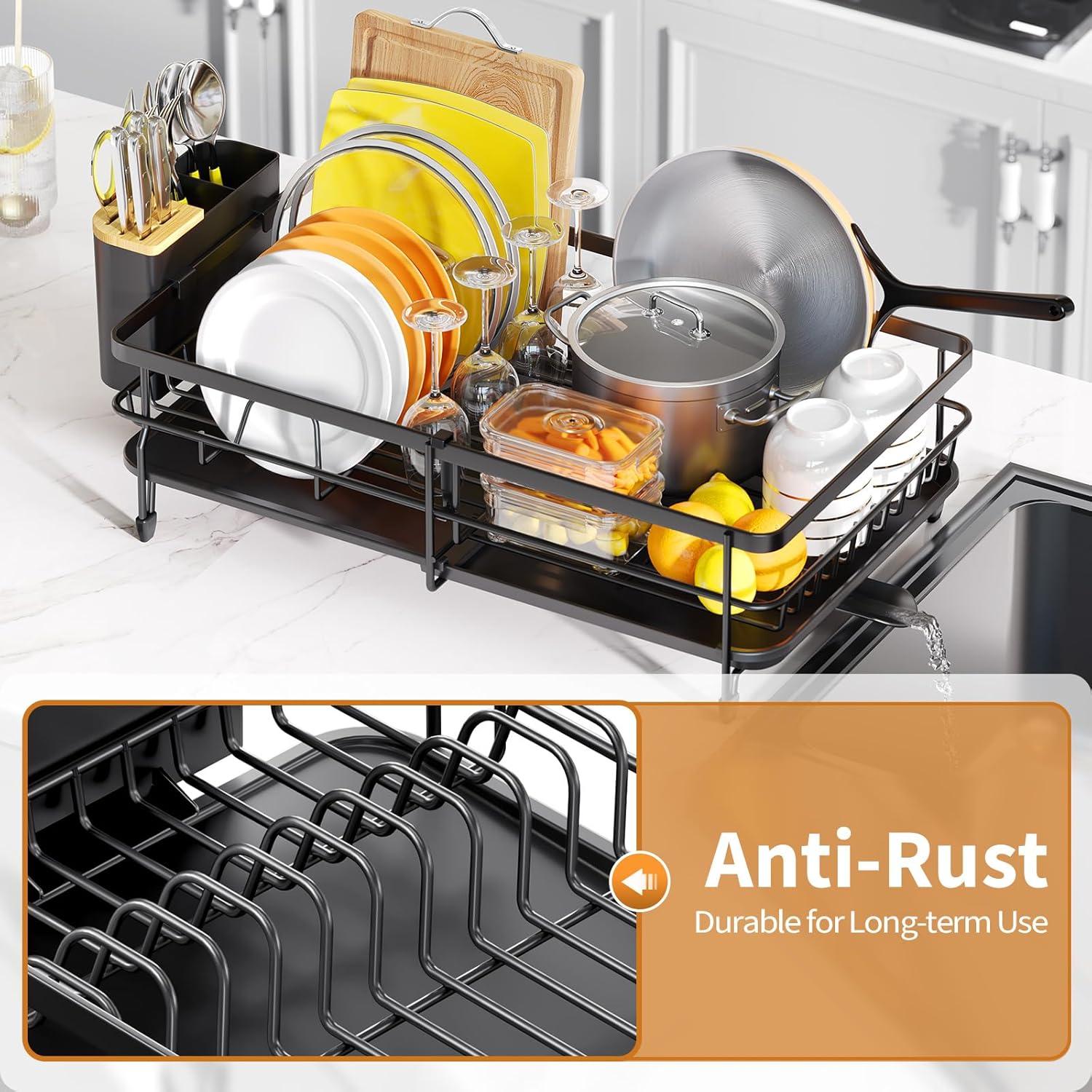 Escurridor de Platos Expandible Urackify 54.5 cm Antideslizante