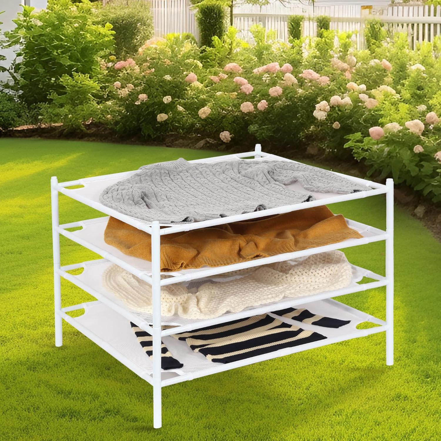 Estante Secado Ropa Malla Storage Maniac Pack de 4