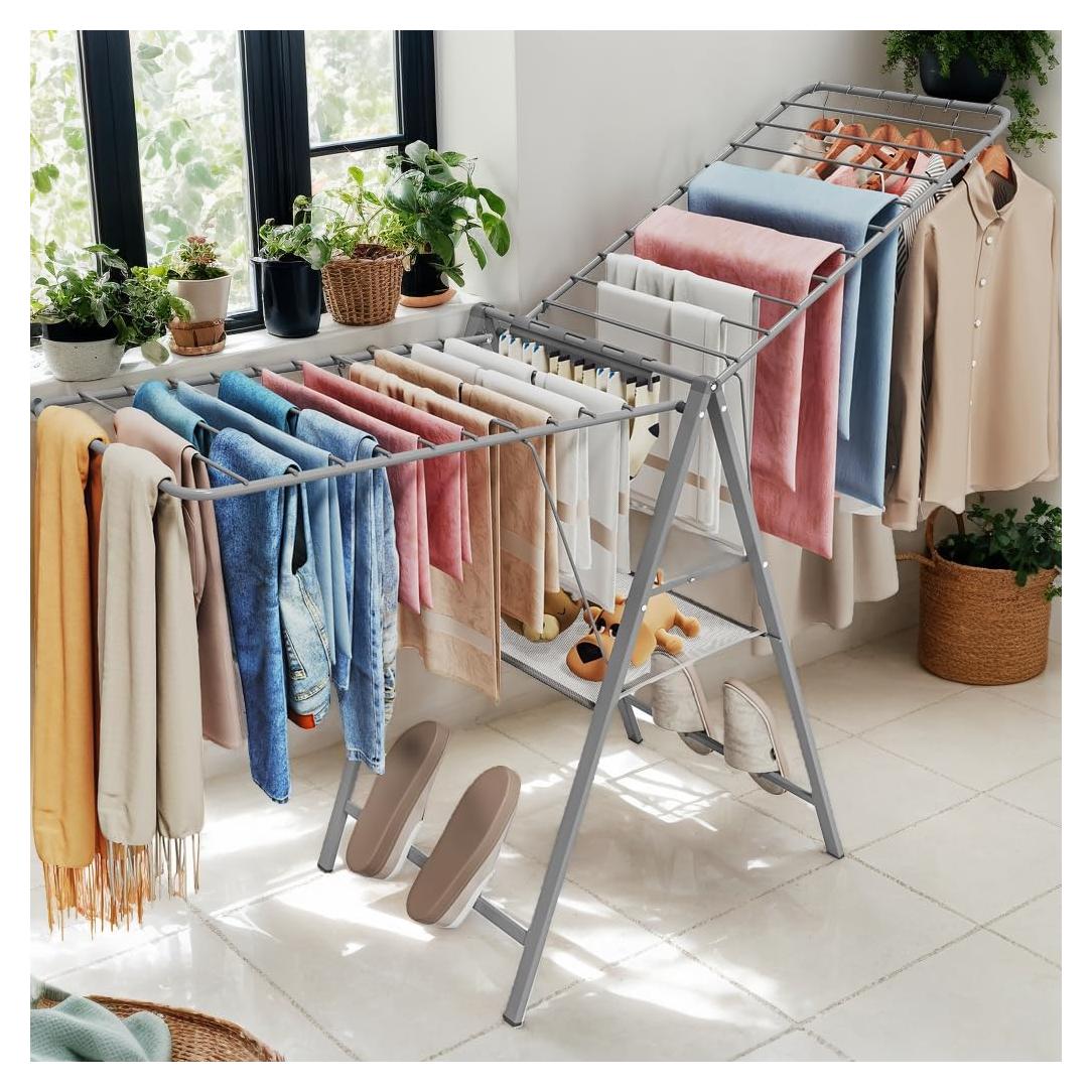 Estante de Secado APEXCHASER Plegable 158.74x92.61 cm