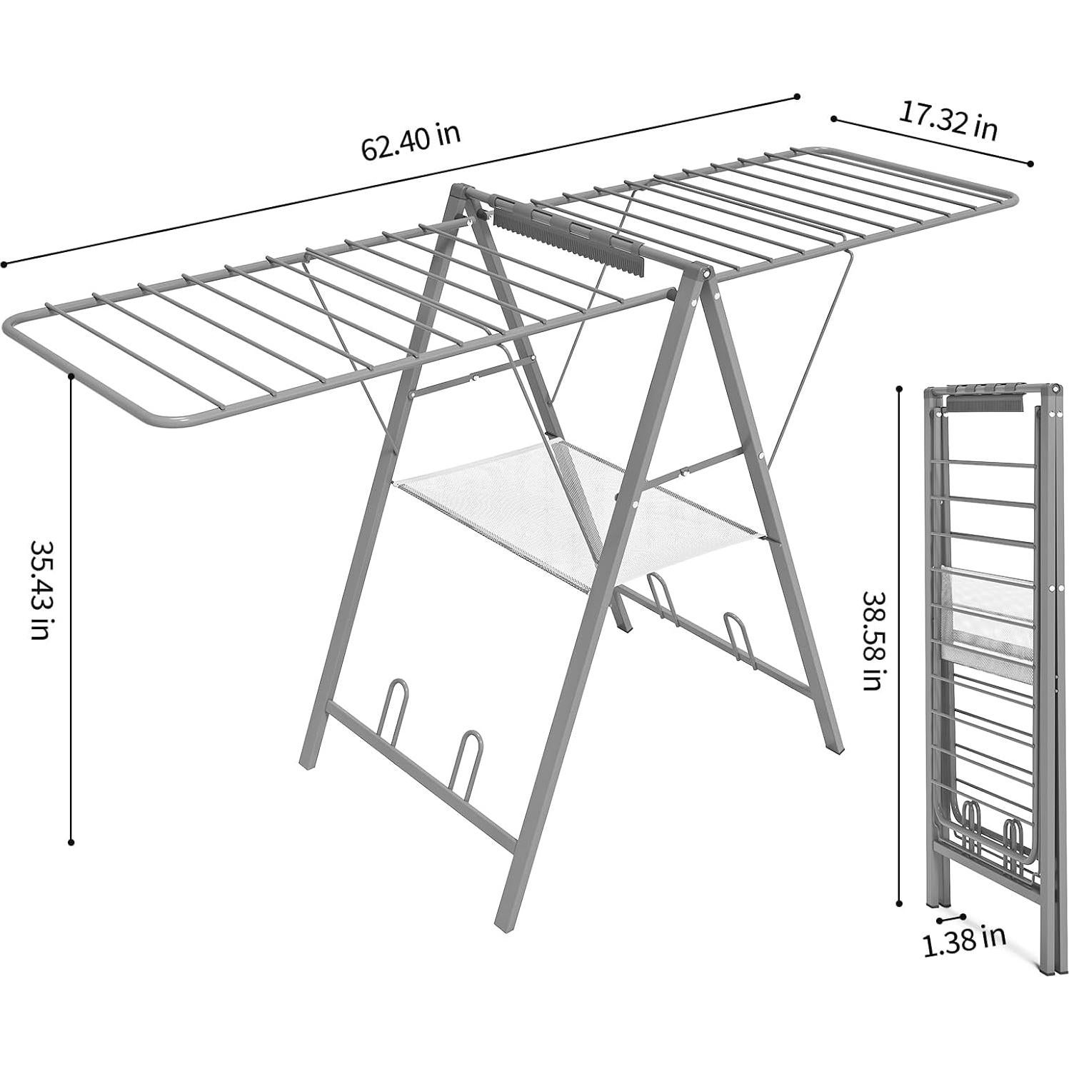 Estante de Secado APEXCHASER Plegable 158.74x92.61 cm