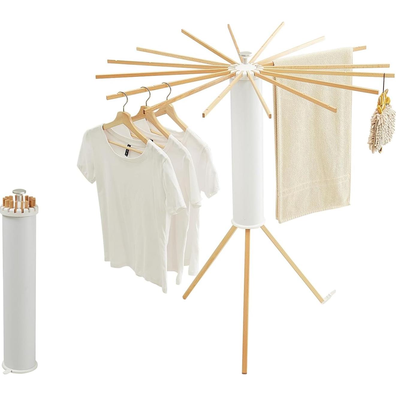 Soporte de Secado de Ropa JOOM Plegable 20 kg Madera