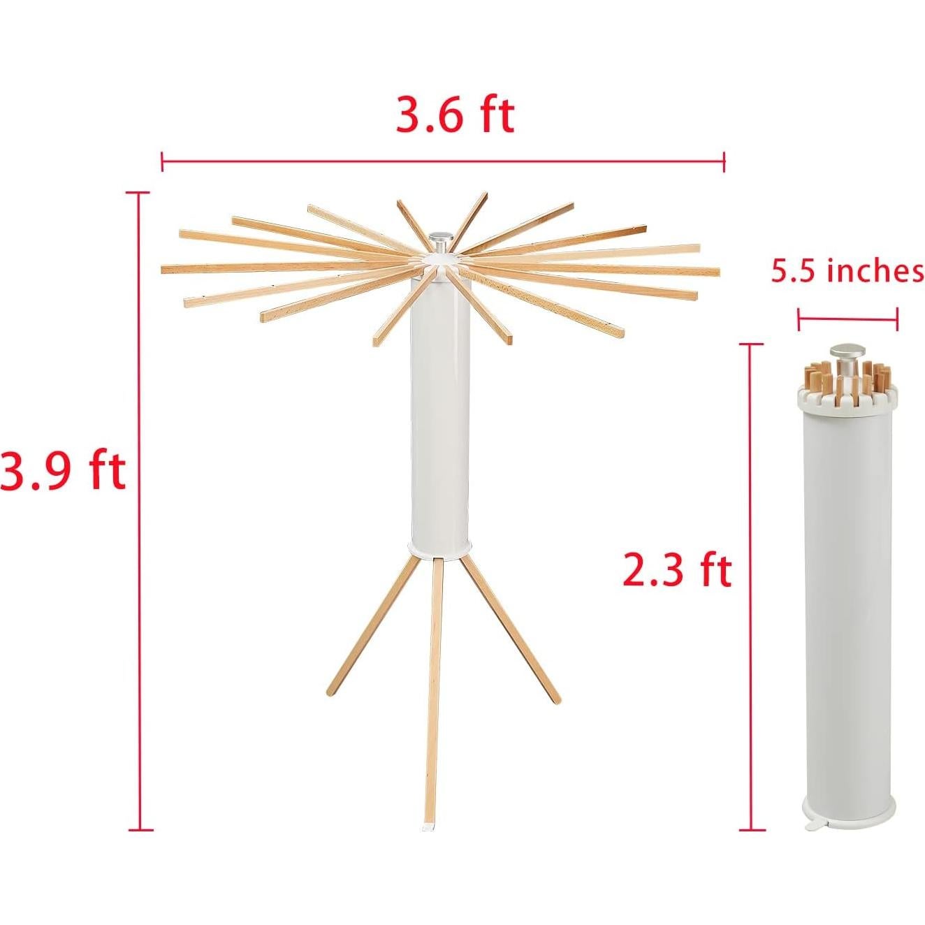 Soporte de Secado de Ropa JOOM Plegable 20 kg Madera