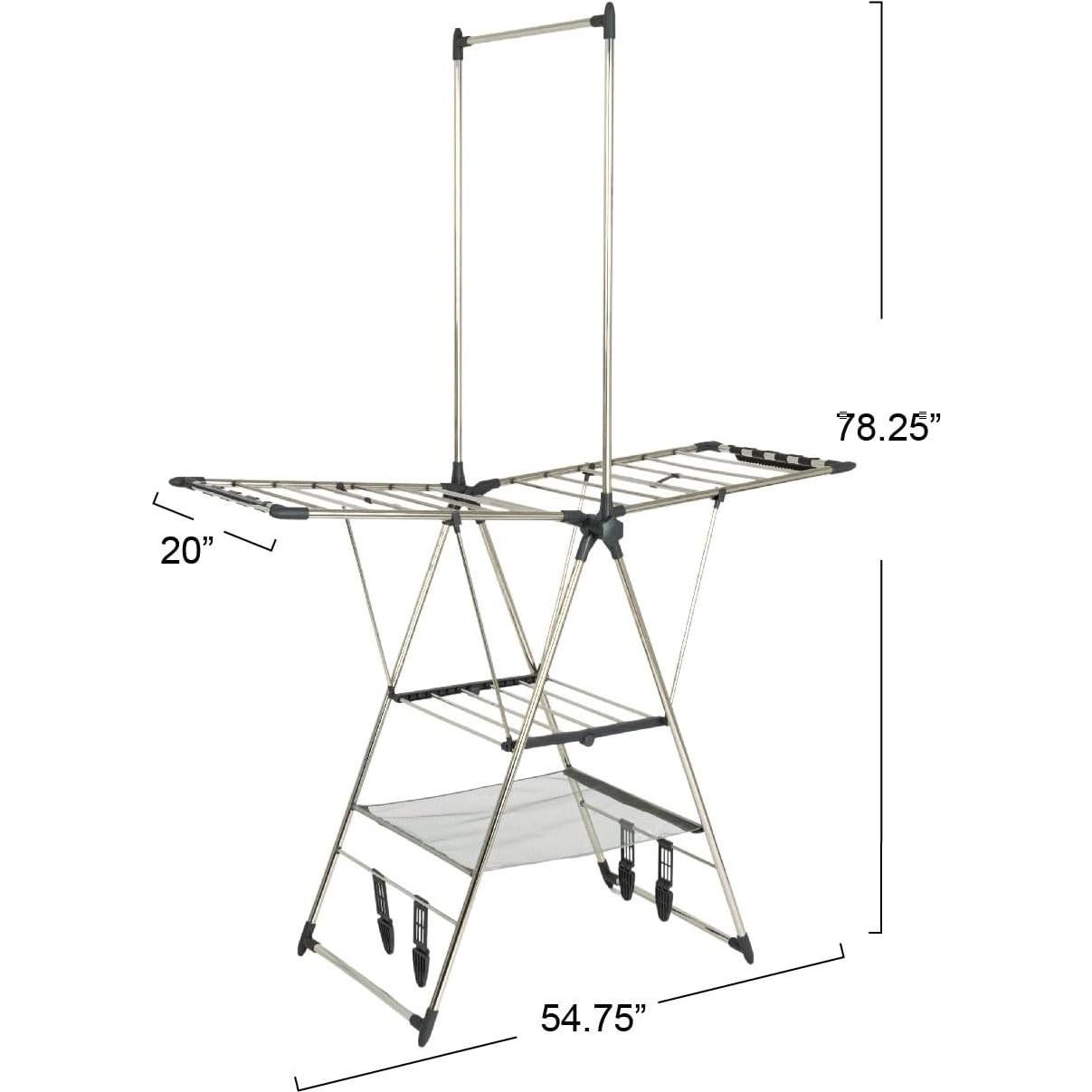 Soporte de Secado de Ropa Household Essentials Plegable 15,24m
