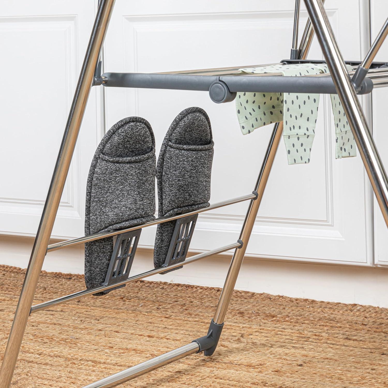 Soporte de Secado de Ropa Household Essentials Plegable 15,24m