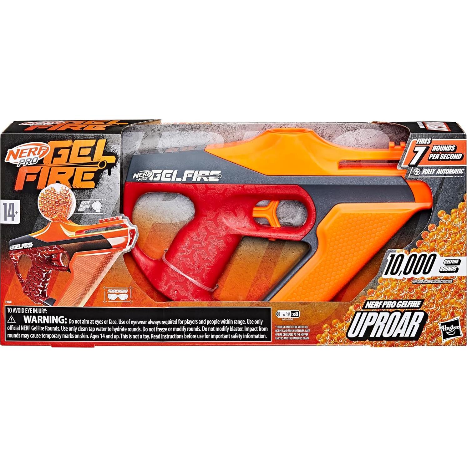 Blaster Nerf Pro Gelfire Uproar Automático 150 FPS 10,000 Rondas