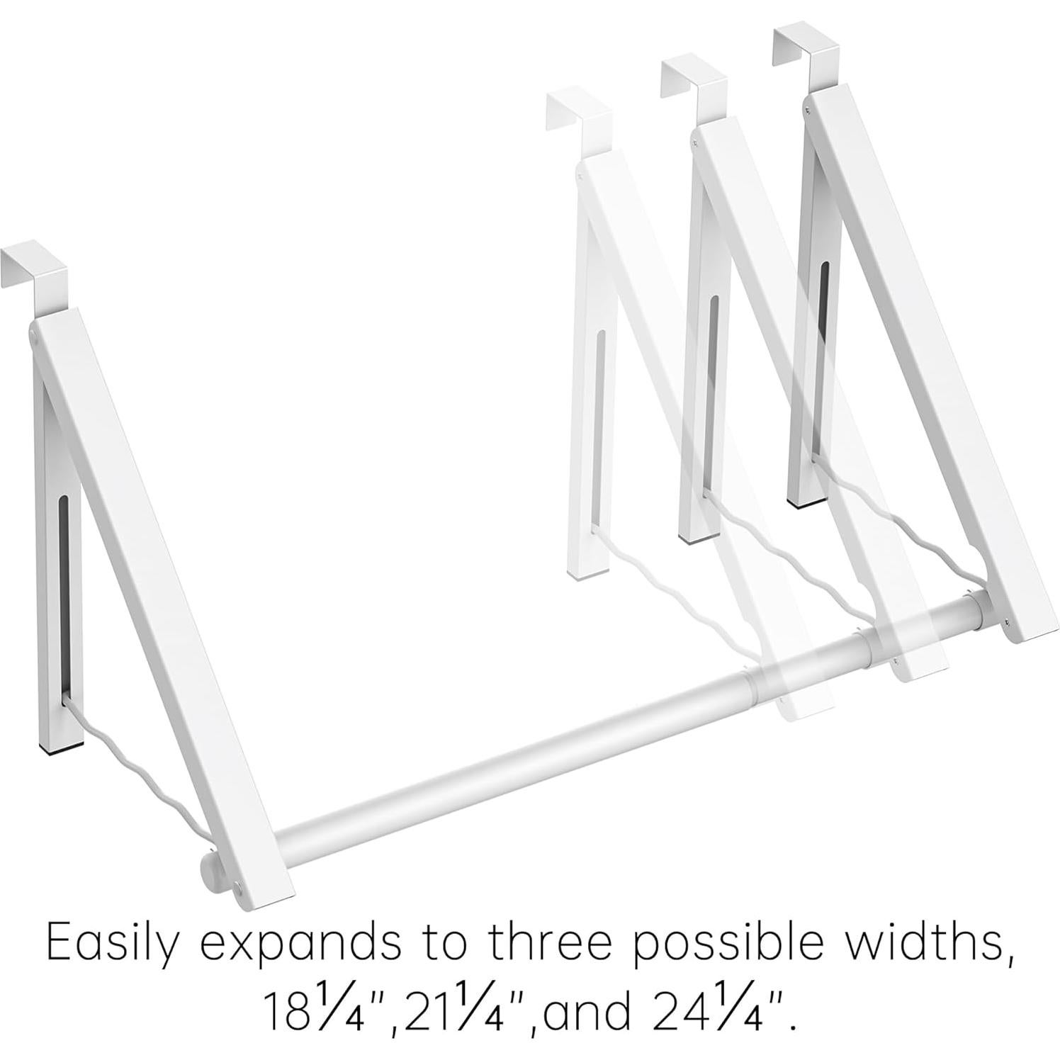 Estante de Secado Sobre la Puerta Hleelomi Plegable 2 Paquete