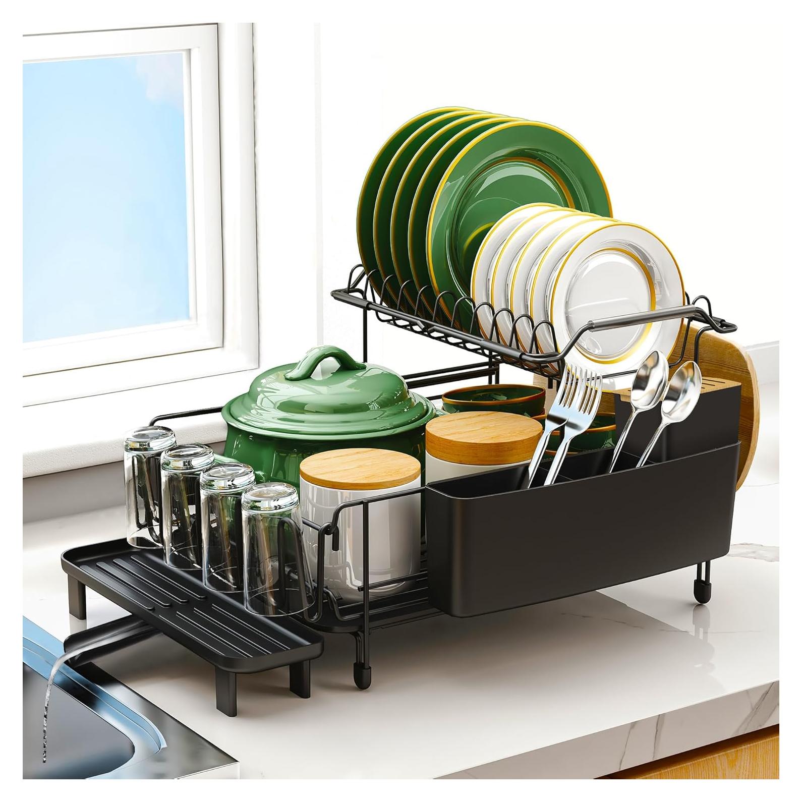 Escurridor de Platos Runnatal 2 Niveles Acero Inoxidable 3,07 kg