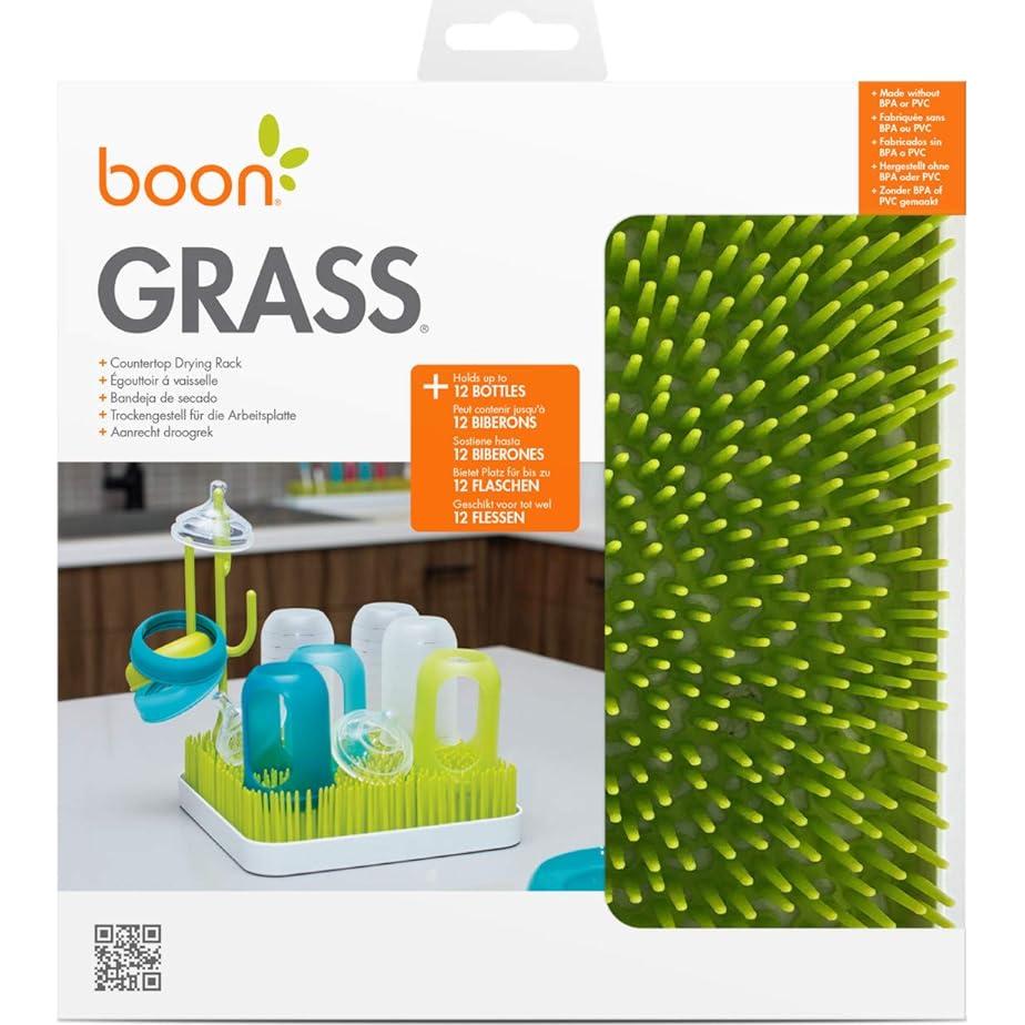 Estante de Secado de Encimera Boon Grass Verde 24x24 cm