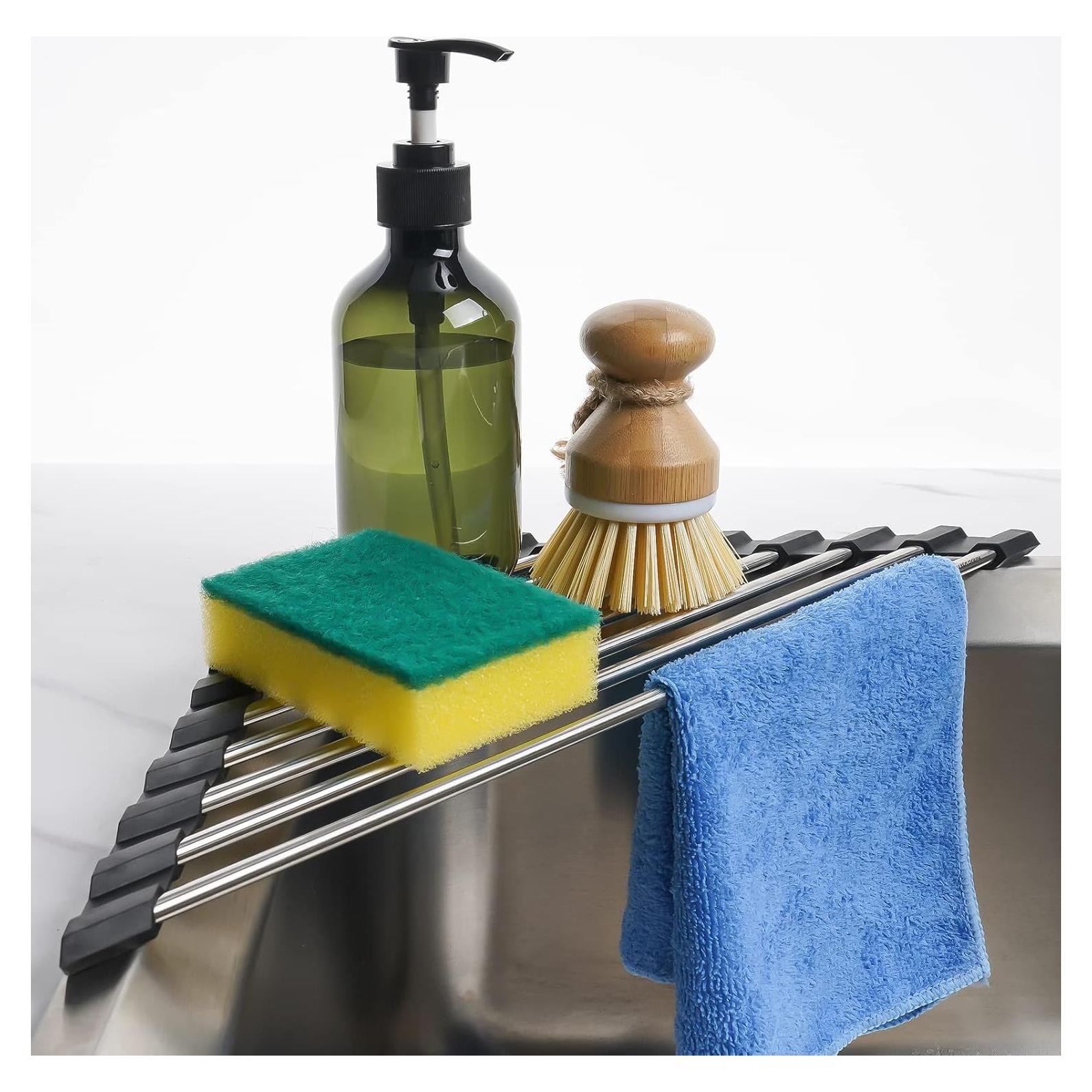 Estante Secado Platos Plegable Tomorotec Acero Inoxidable