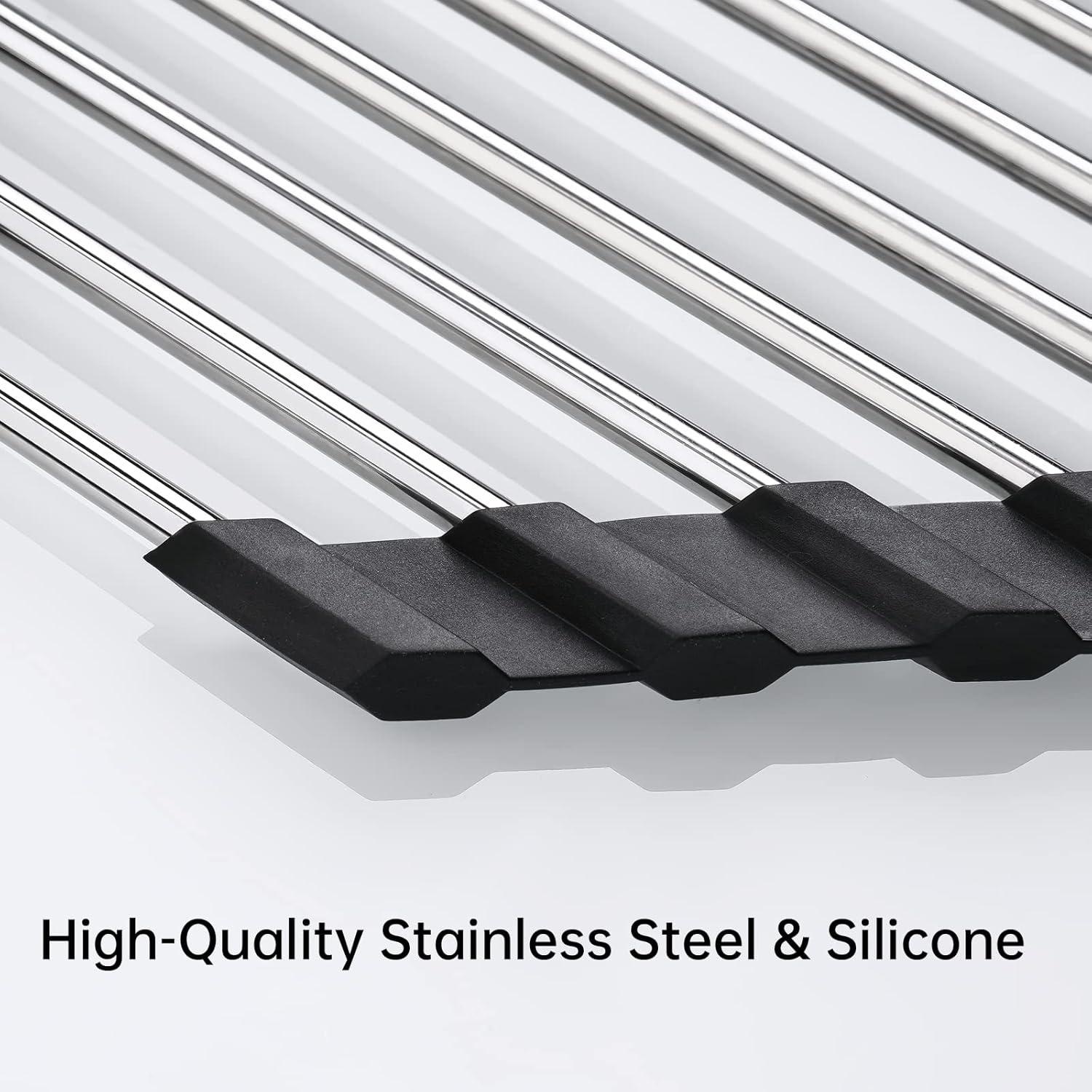 Estante Secado Platos Plegable Tomorotec Acero Inoxidable