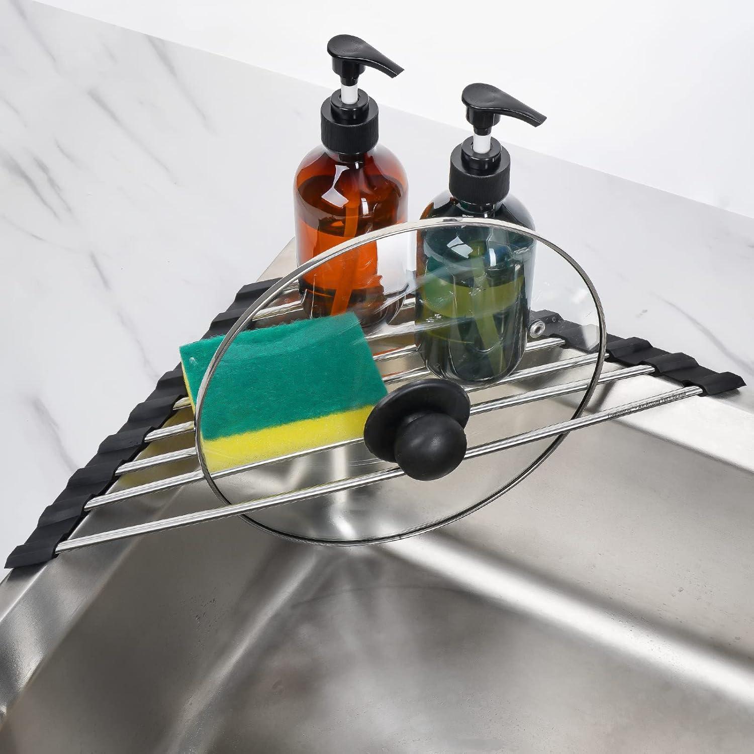 Estante Secado Platos Plegable Tomorotec Acero Inoxidable