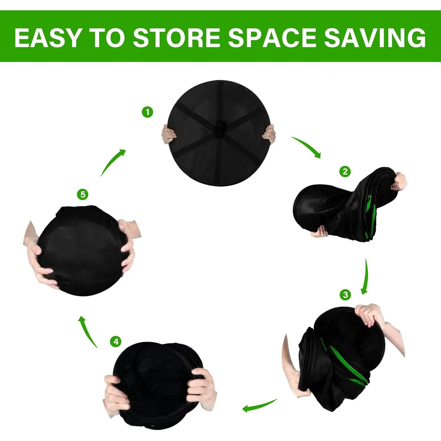 Estante Plegable de Malla iPower 60,96 cm 6 Capas Secado Hierbas