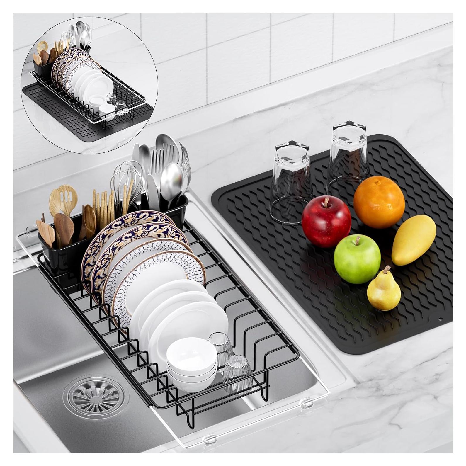 Escurridor de Platos Expandible Kochwert Acero Inoxidable 30-63 cm