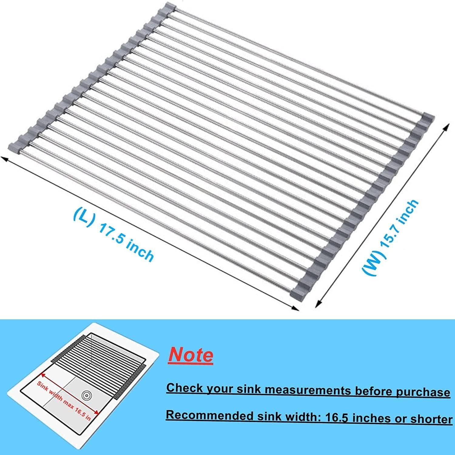 Estante de Secado de Platos Seropy 44.5x39.9 cm Acero Inox