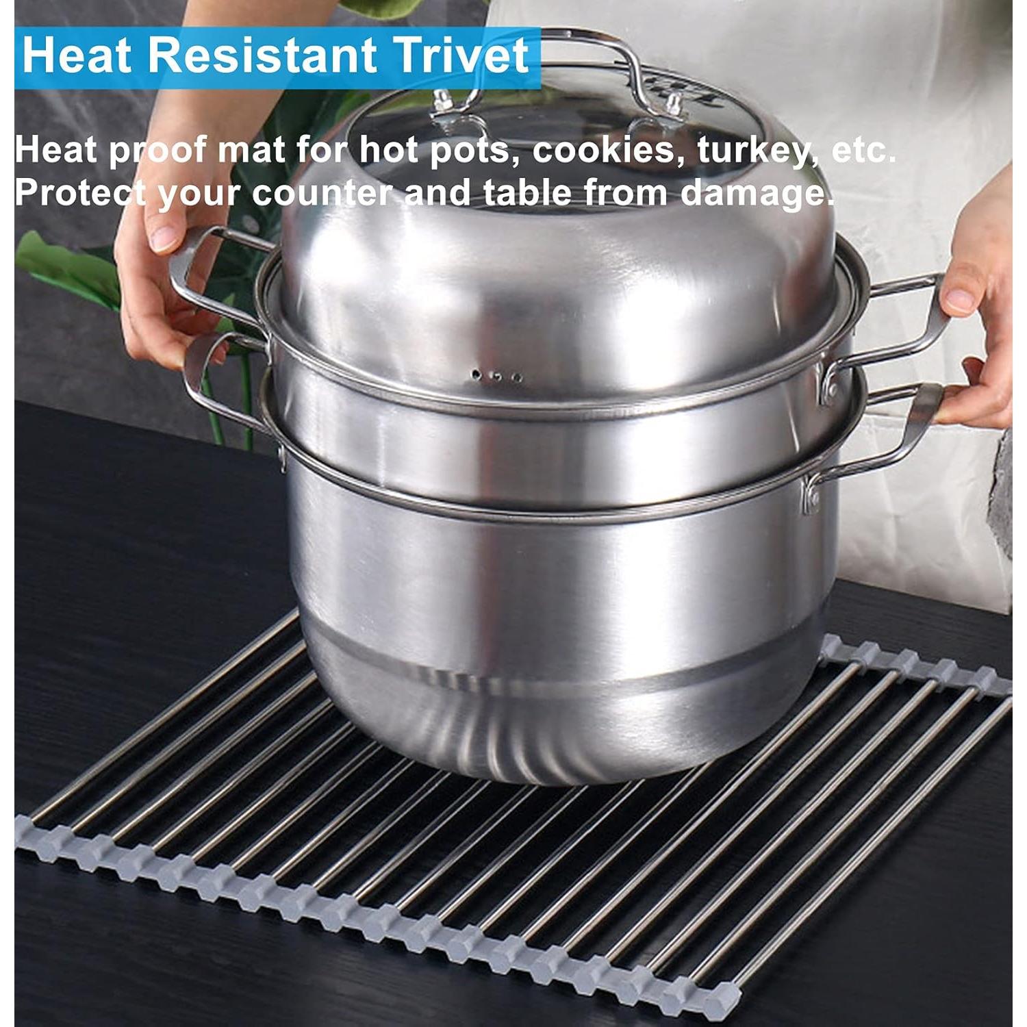 Estante de Secado de Platos Seropy 44.5x39.9 cm Acero Inox