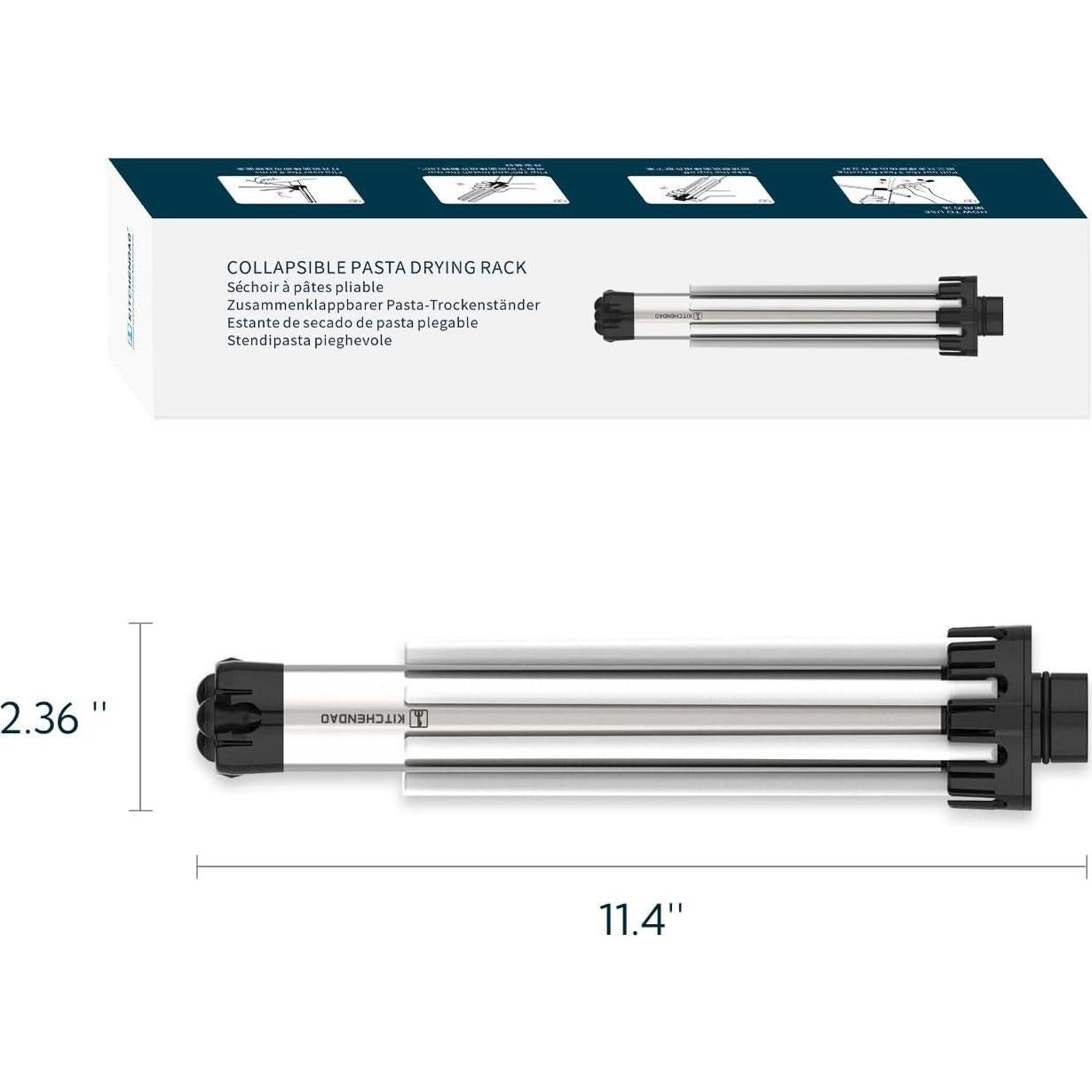Soporte Plegable para Secar Pasta KITCHENDAO 2,27 kg