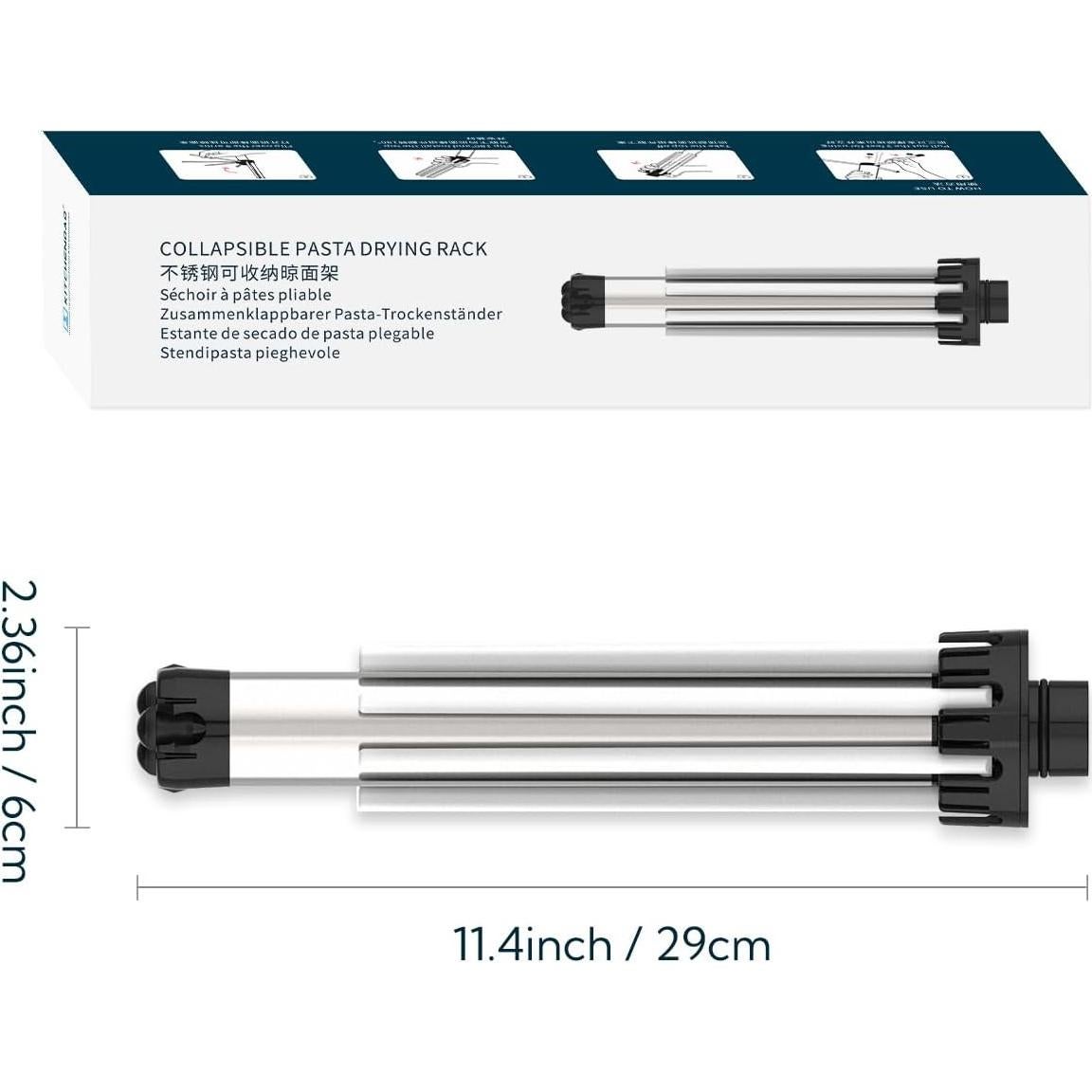 Soporte Plegable para Secar Pasta KITCHENDAO 2,27 kg