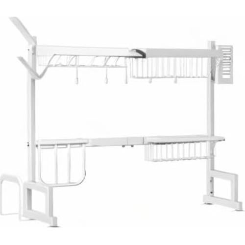 Estante para Secar Platos SNTD Ajustable 68-88 cm Metal Blanco