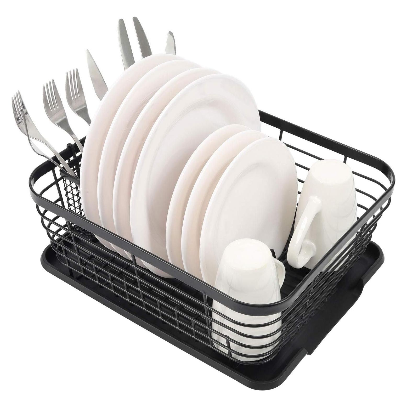 Escurridor de Platos TQVAI con Soporte y Bandeja Drenaje