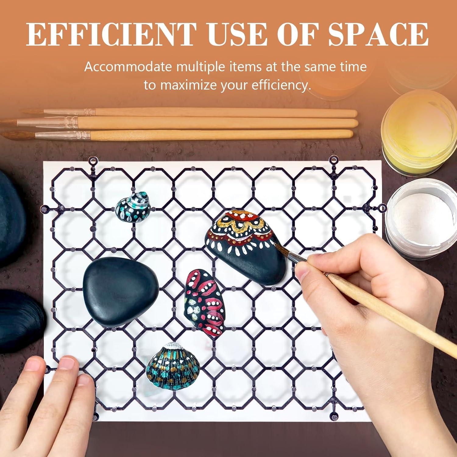 Soporte de Secado de Arte Falling in Art 20 Piezas Negro