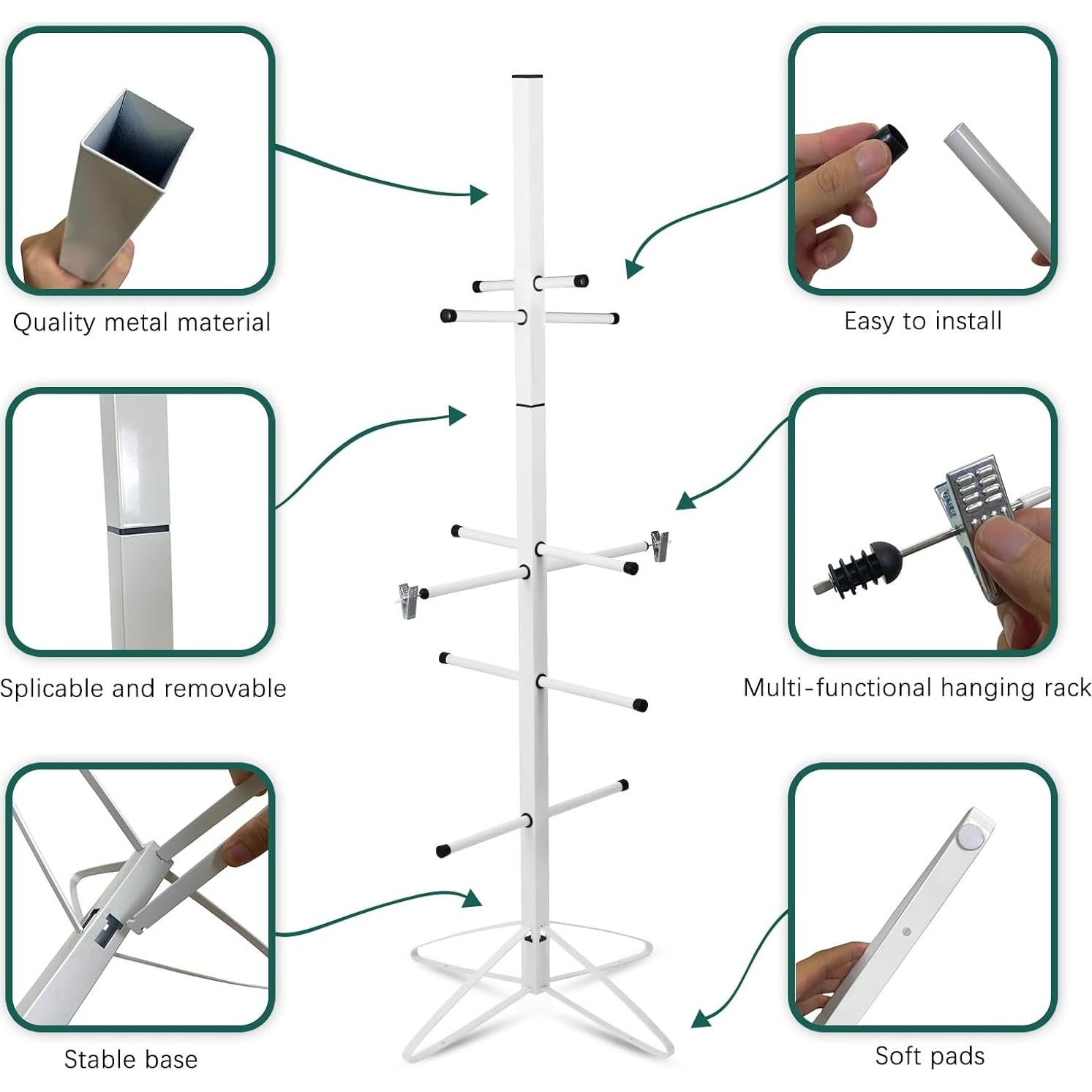 Soporte de Secado de Hockey MYHLPER 139,7x55,88cm Metal