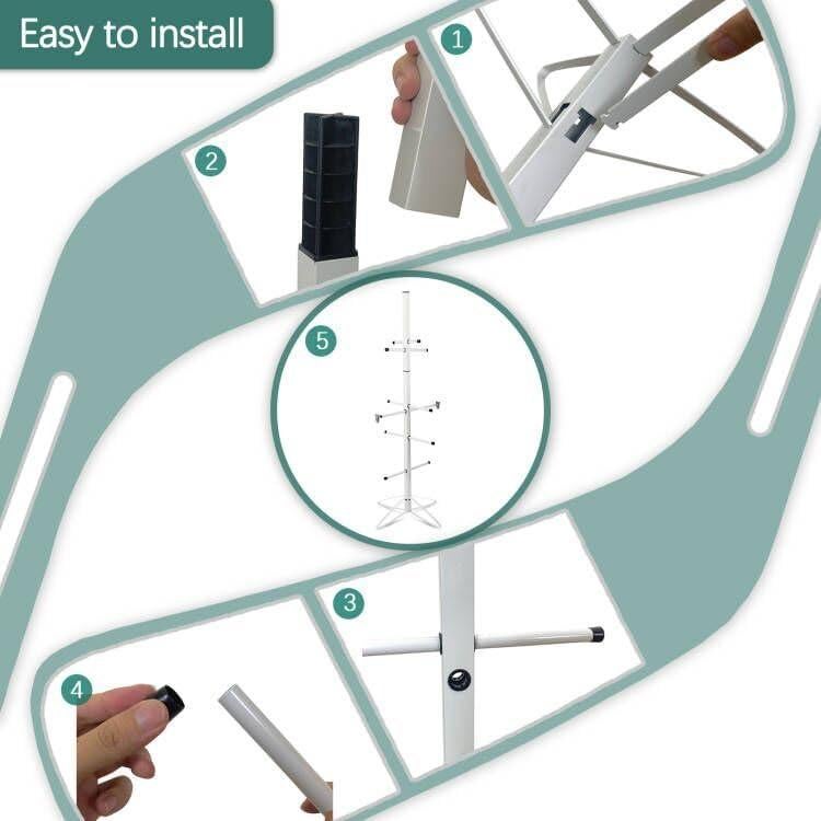 Soporte de Secado de Hockey MYHLPER 139,7x55,88cm Metal