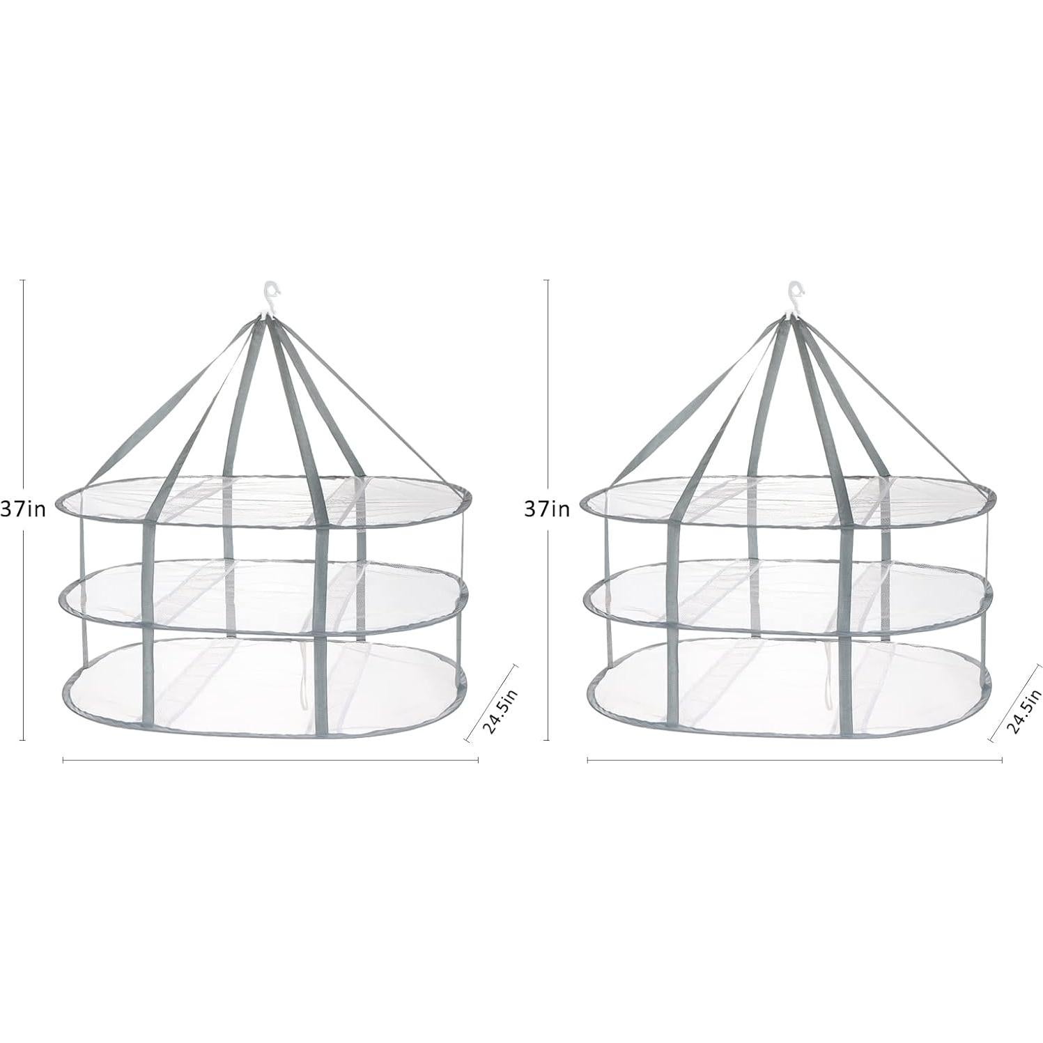 Estante Secador de Ropa Plegable AUTODECO XL 3 Niveles