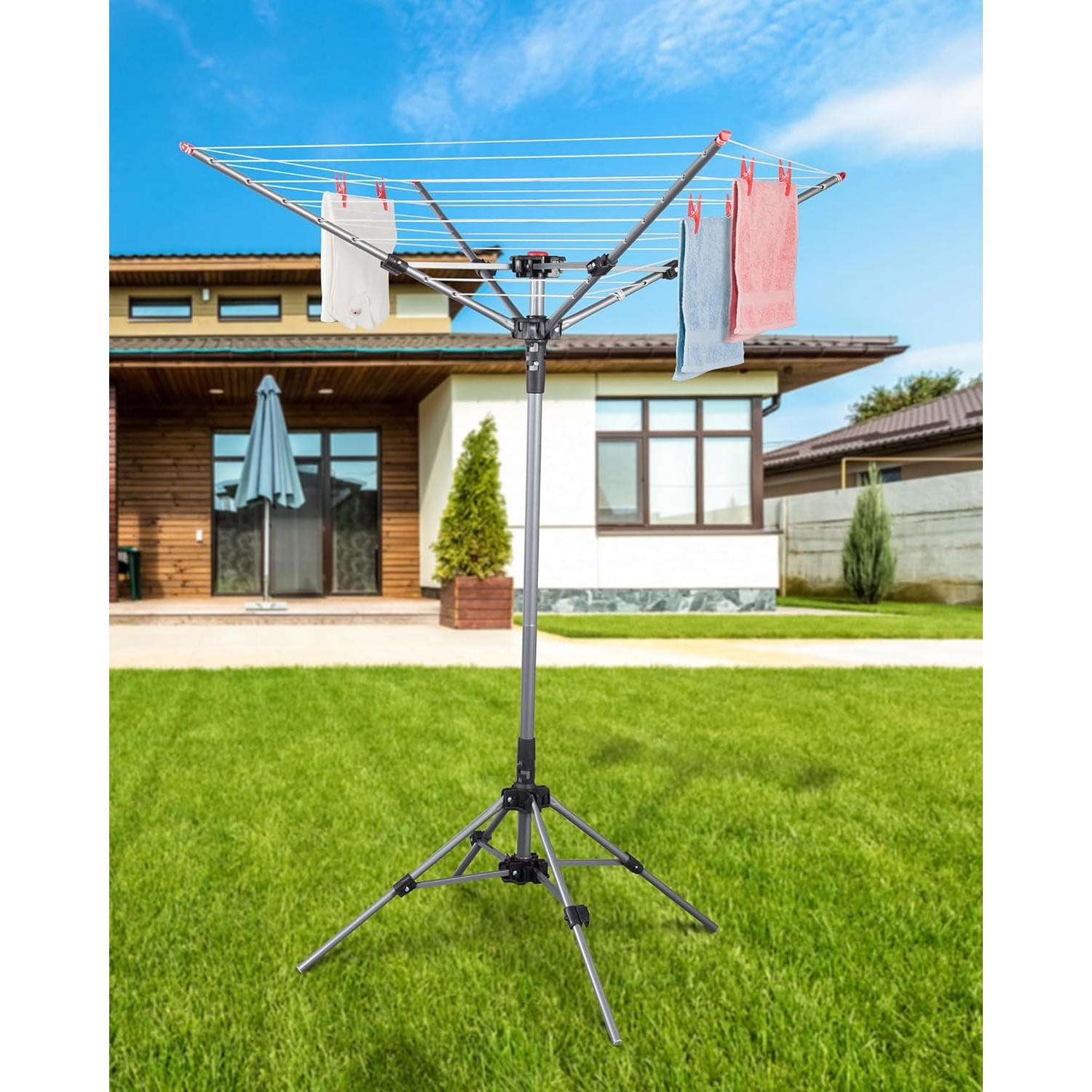 Soporte de Secado de Ropa STORAGE MANIAC 8 Líneas 24,99 m