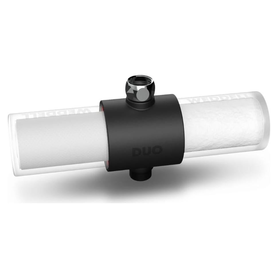 Filtro de Ducha Weddell Duo - Certificado NSF, Negro