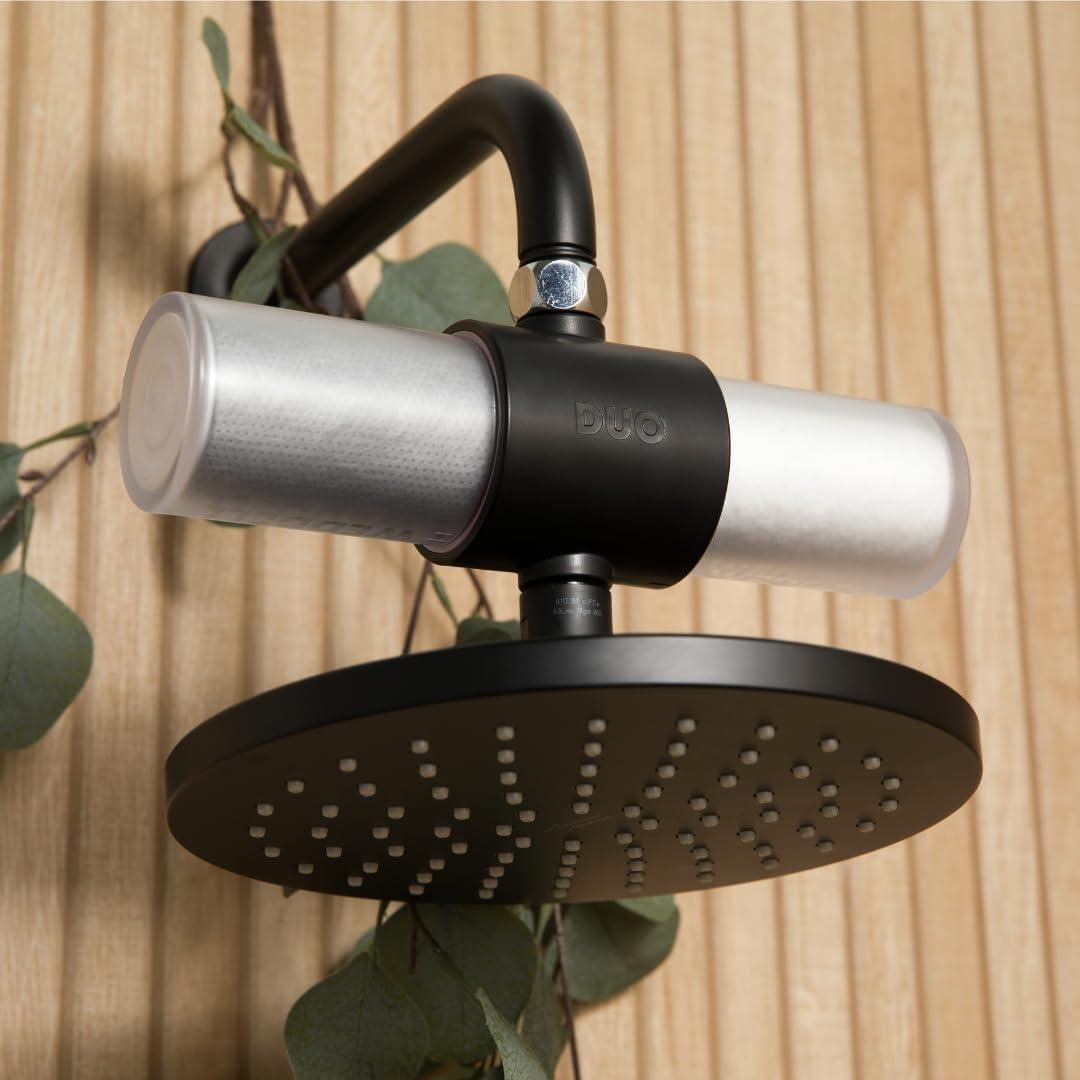 Filtro de Ducha Weddell Duo - Certificado NSF, Negro