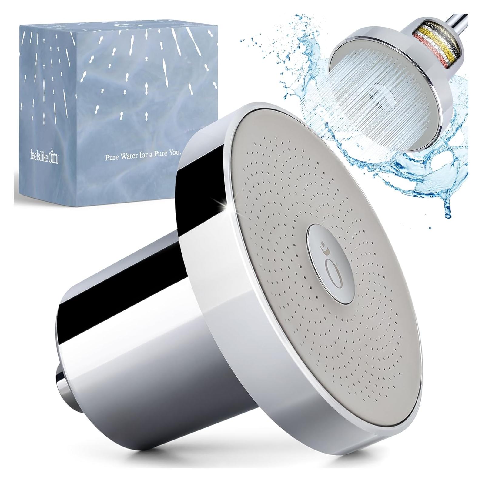 Cabezal de Ducha Filtrado Feels Like Om - Alta Presión 20 Etapas