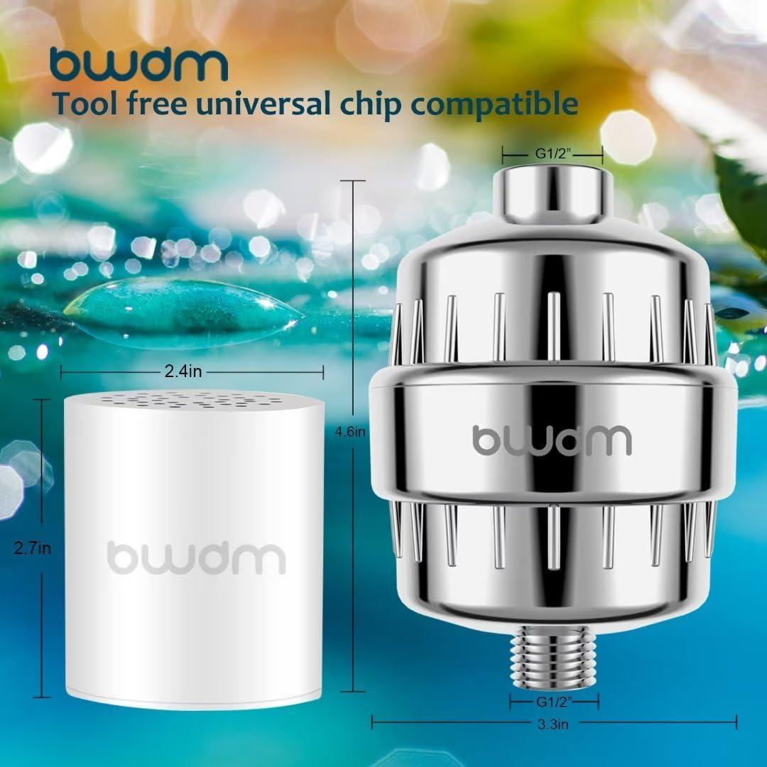 Filtro de Ducha BWDM 15 Etapas Vitamina C Cromo
