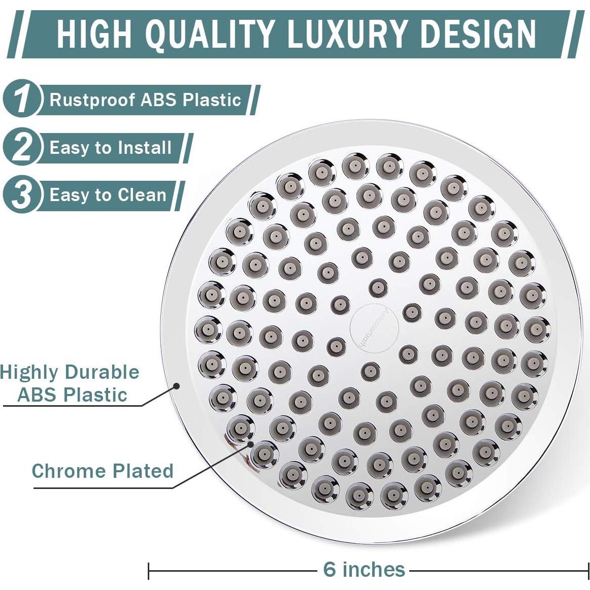 Cabezal de Ducha Filtrado Taiker YL-FSH, Alta Presión 60 cm