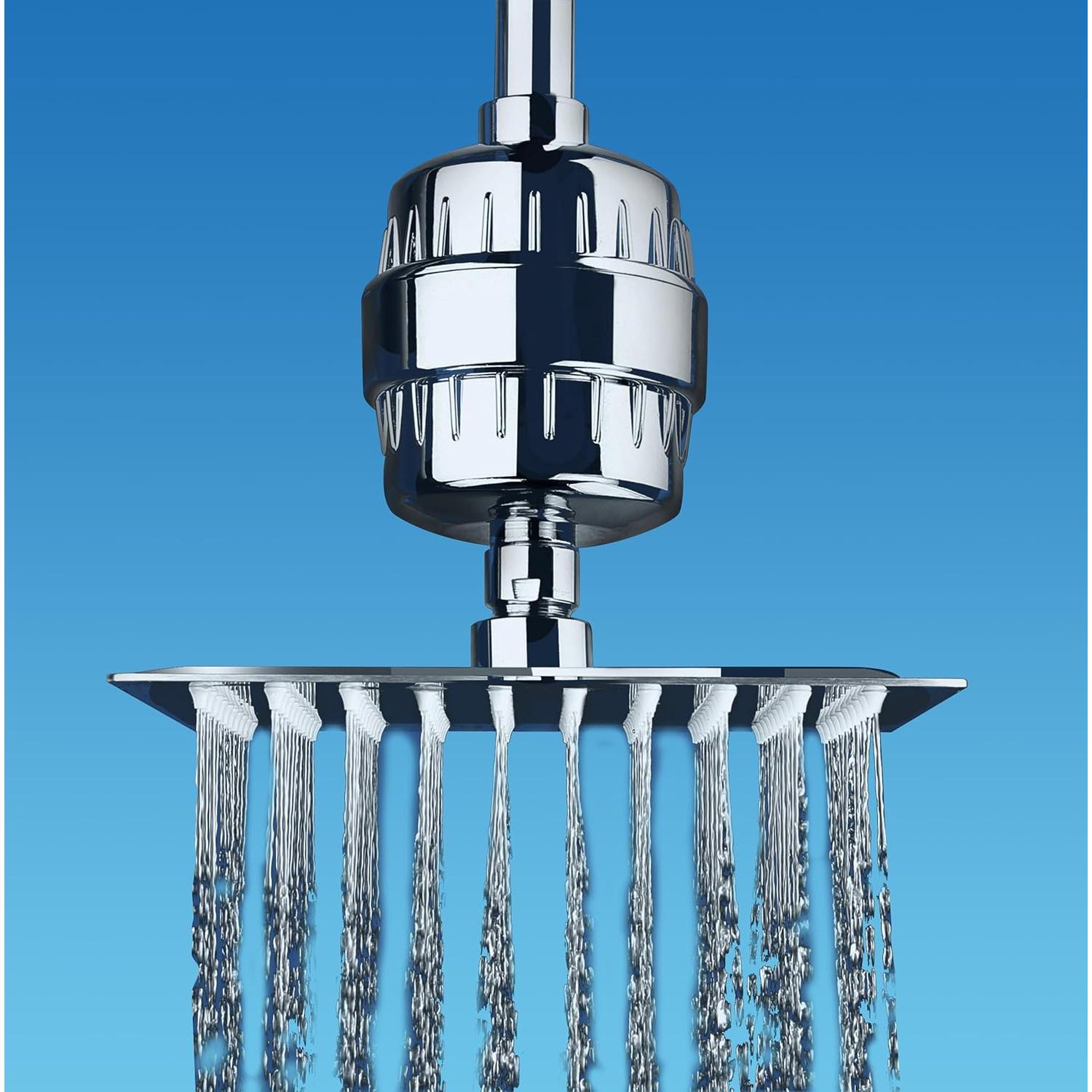 Filtro de Ducha AquaBliss SF220 Cromo - Reduce Cloro y Picazón