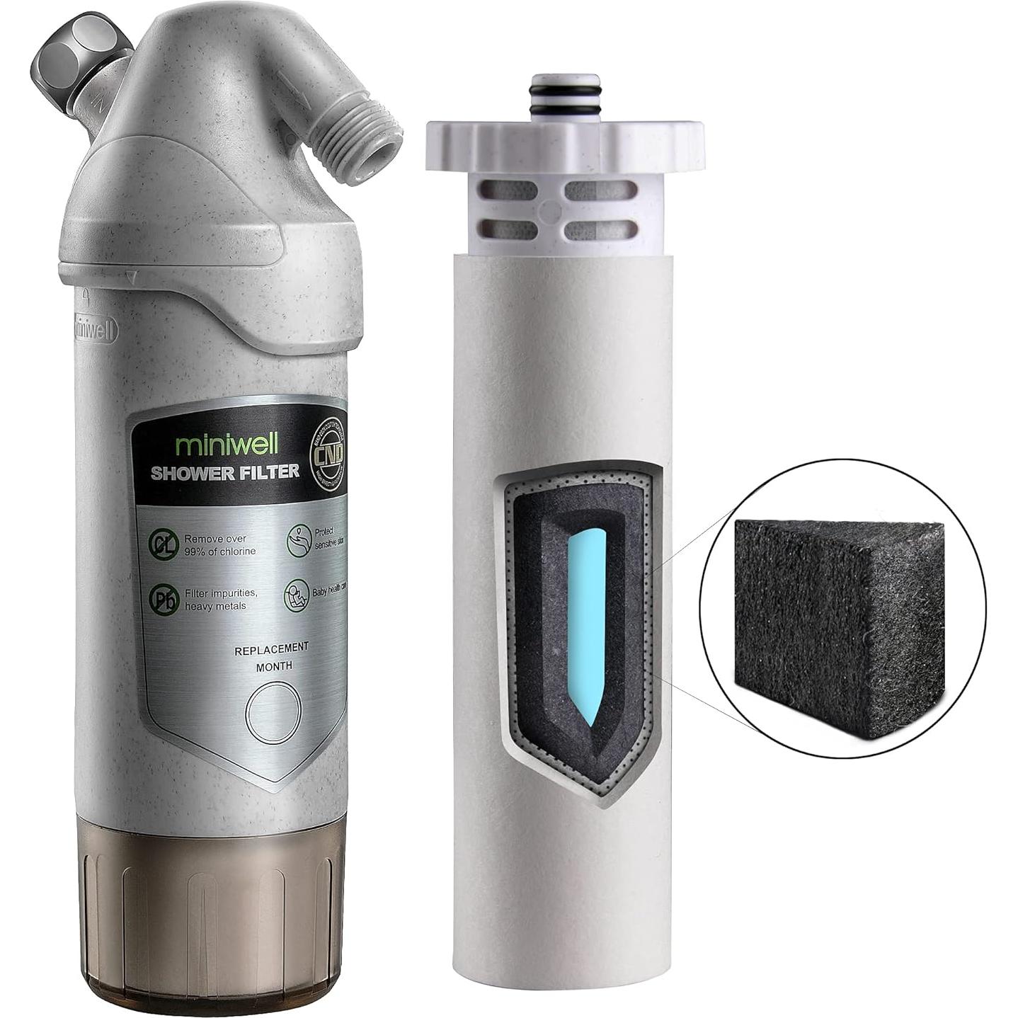 Filtro de Ducha Miniwell L720-Plus - Elimina Cloro y Metales