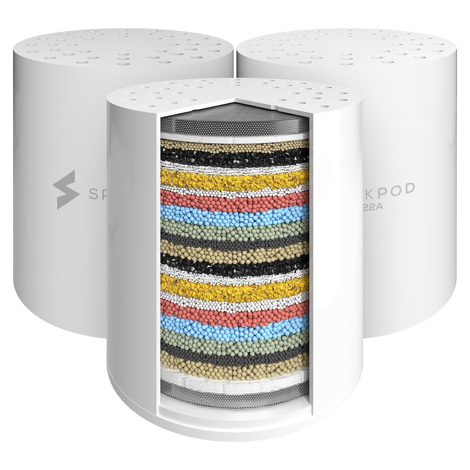 Cartucho Filtro Ducha SparkPod 12 Etapas 3 Pcs Blanco