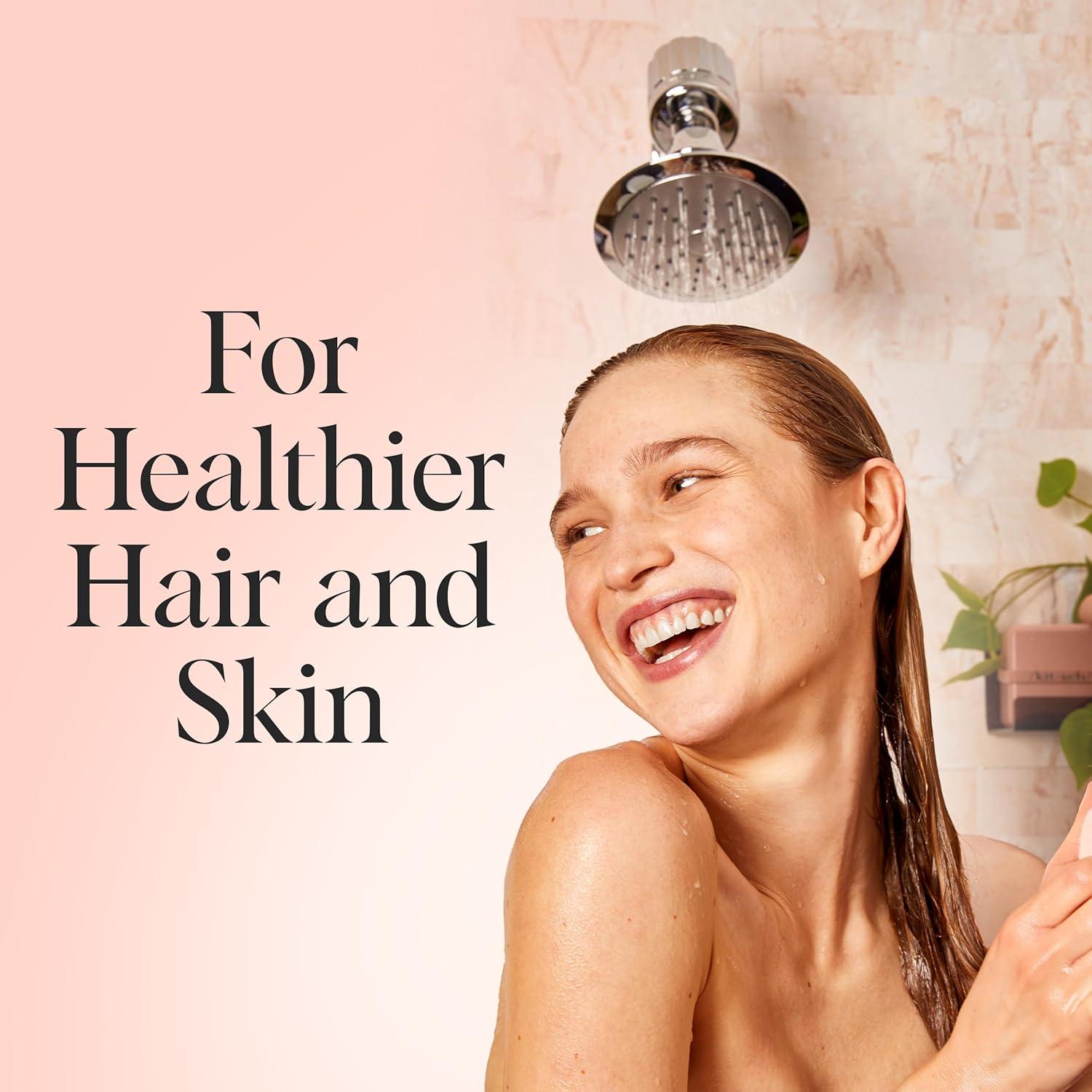 Filtro de Ducha Kitsch Cromo - Ablandador de Agua Dura