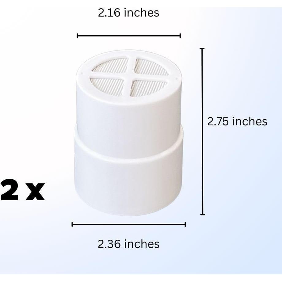 Paquete de 2 Filtros de Ducha THE JOLIE KDF 55