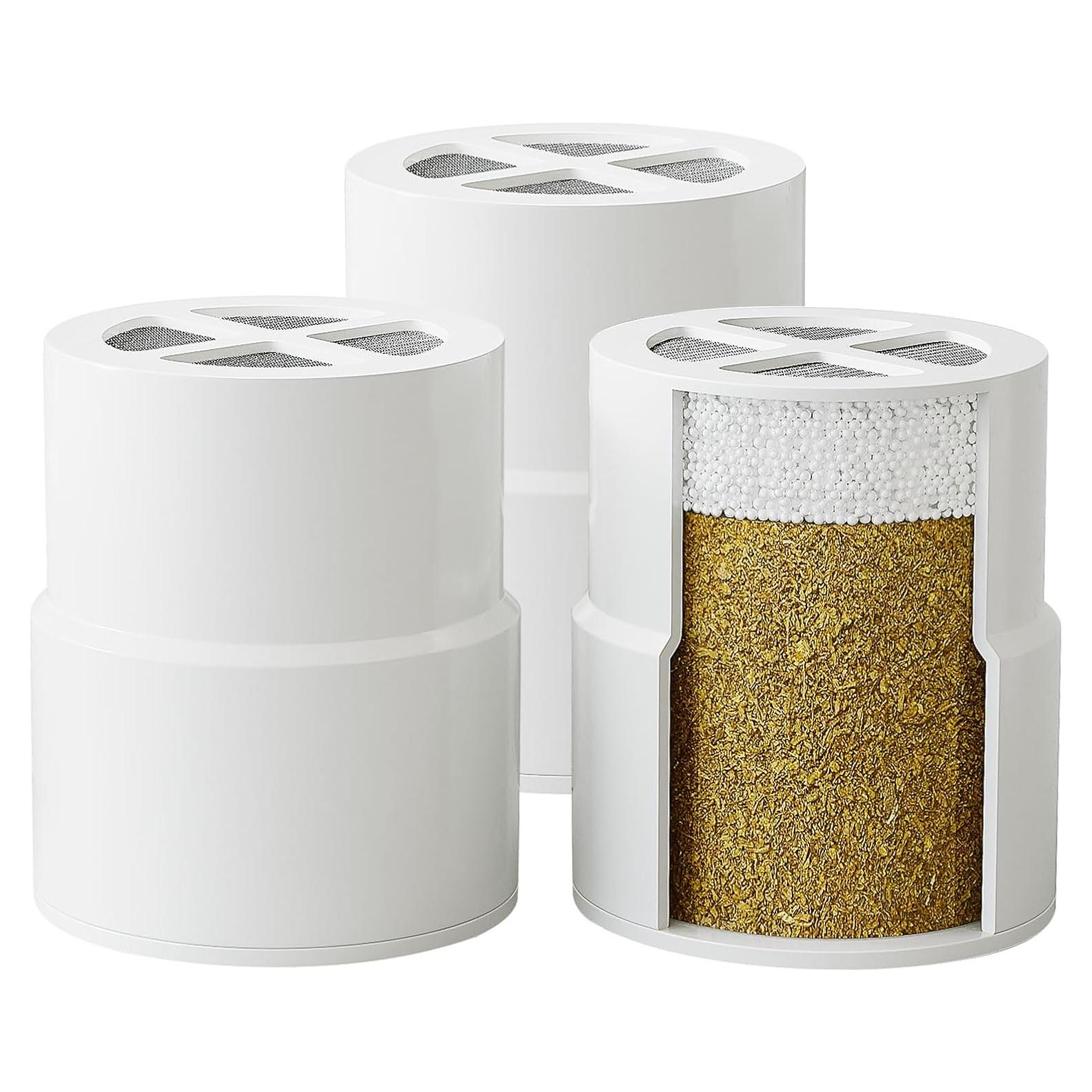 Cartucho de Reemplazo Filtro de Ducha Filymosie 3 Pcs