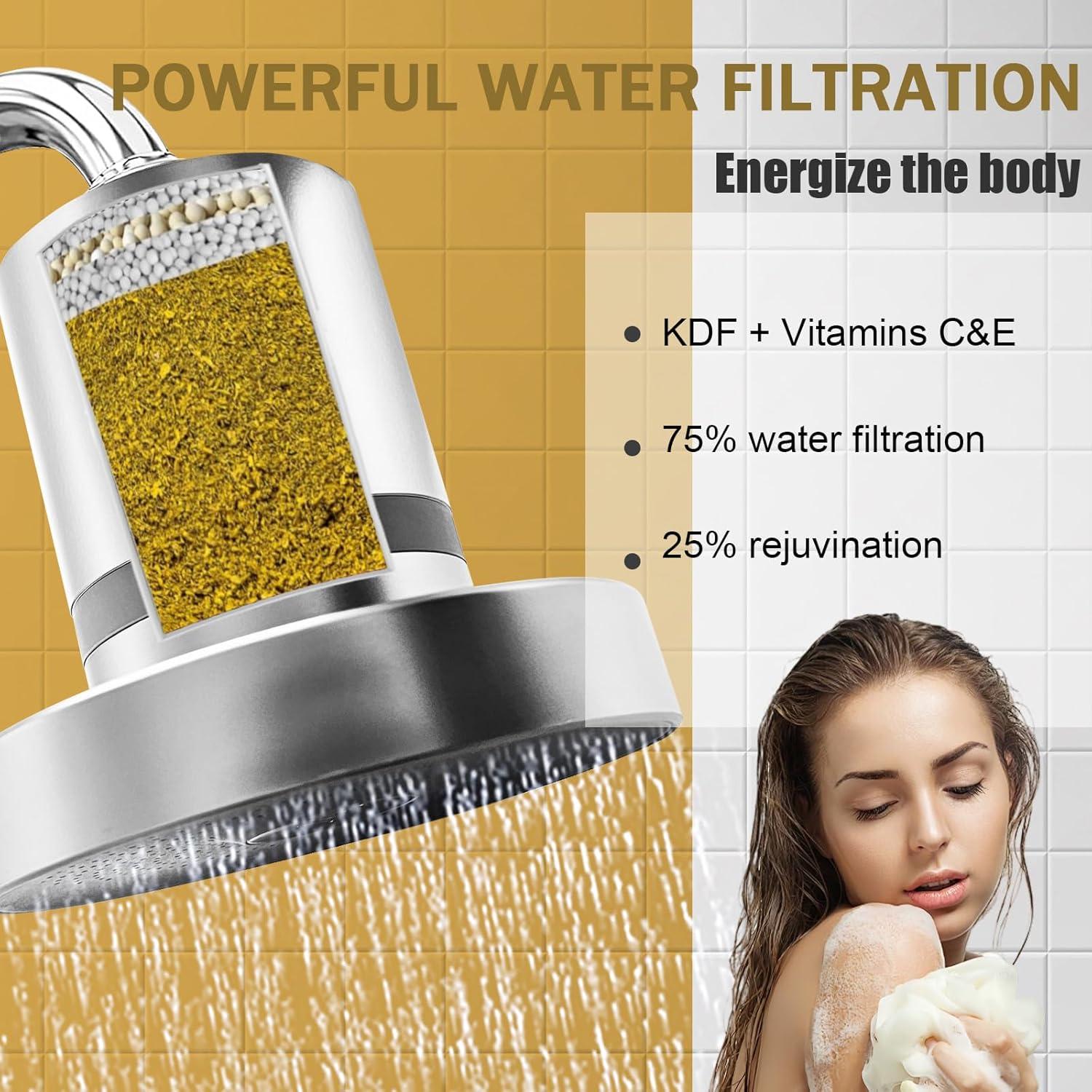 Cartucho de Reemplazo Filtro de Ducha Filymosie 3 Pcs