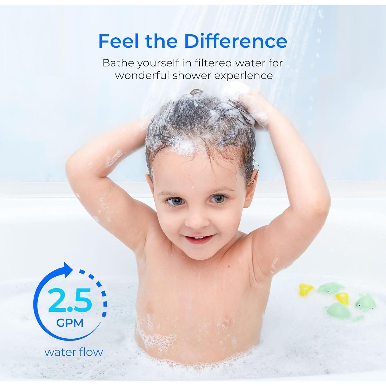 Filtro de Ducha Waterdrop WHR-140 Paquete de 3 KDF